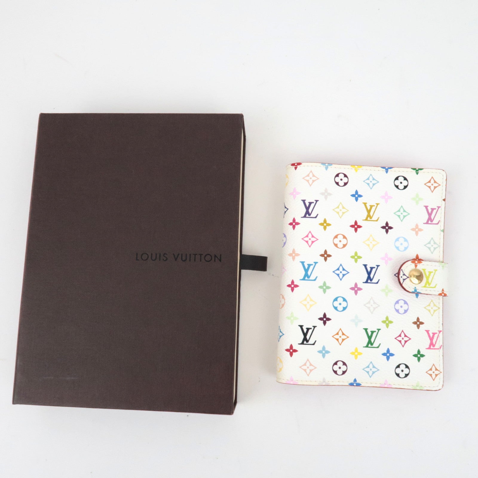 Louis Vuitton Monogram Multicolor Agenda PM Planner Cover R21074 TN0152 *Box 