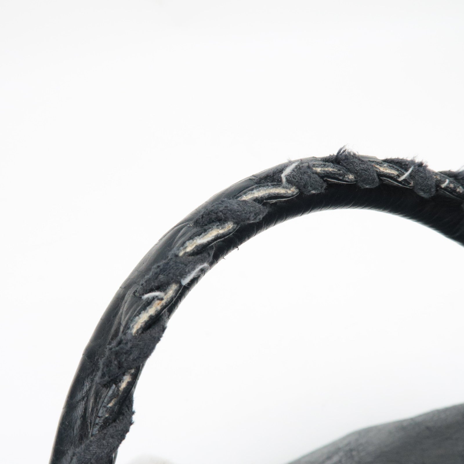 BALENCIAGA The City 2Way Bag Leather Black 115748  *dust bag, strap, mirror