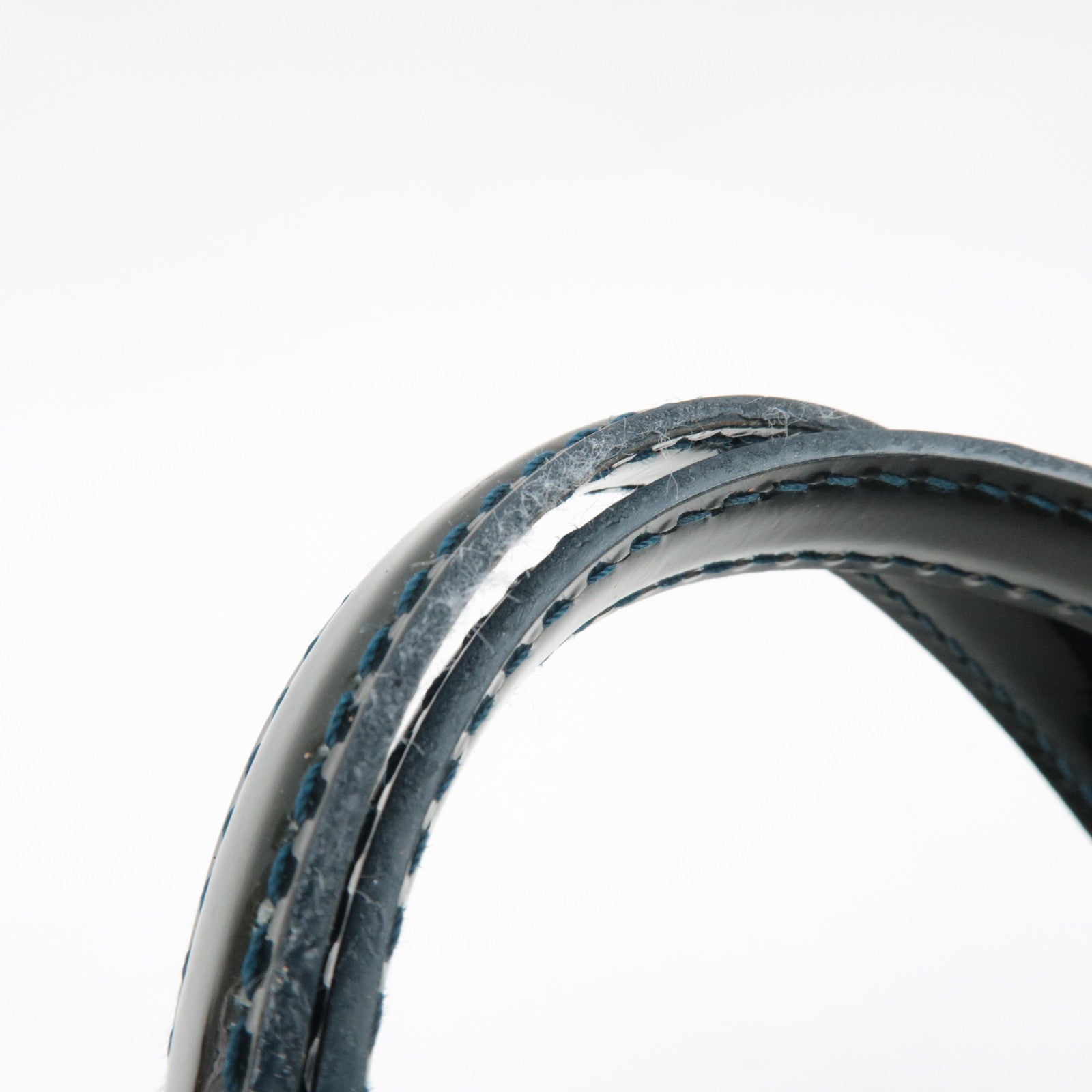 Louis Vuitton Monogram Vernis Wilshire PM Handtas Blauw Nuit M93684 