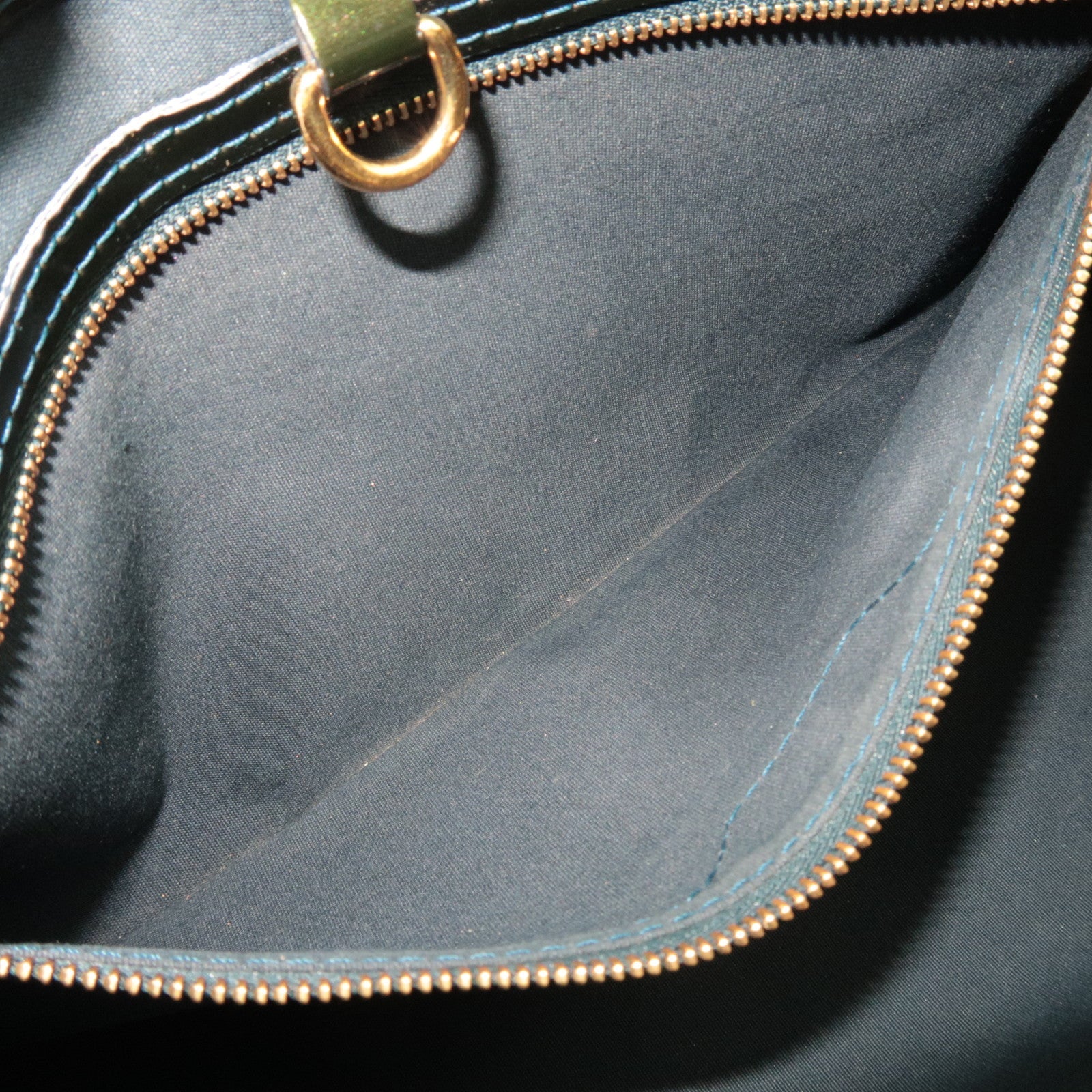 Louis Vuitton Monogram Vernis Wilshire PM Handtas Blauw Nuit M93684 