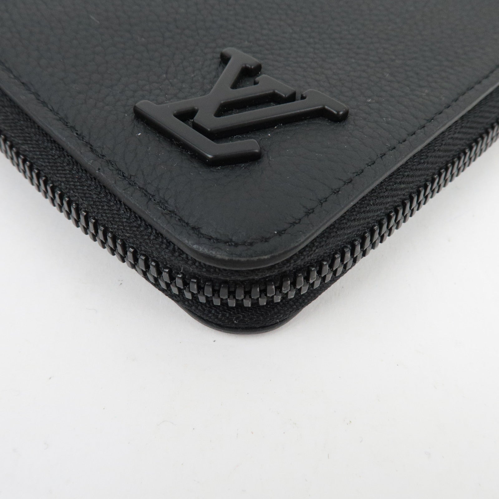 Louis Vuitton Aerogram Zippy Wallet Vertical Round Zipper Long Wallet Noir M81743 RFID *Box, Dust bag