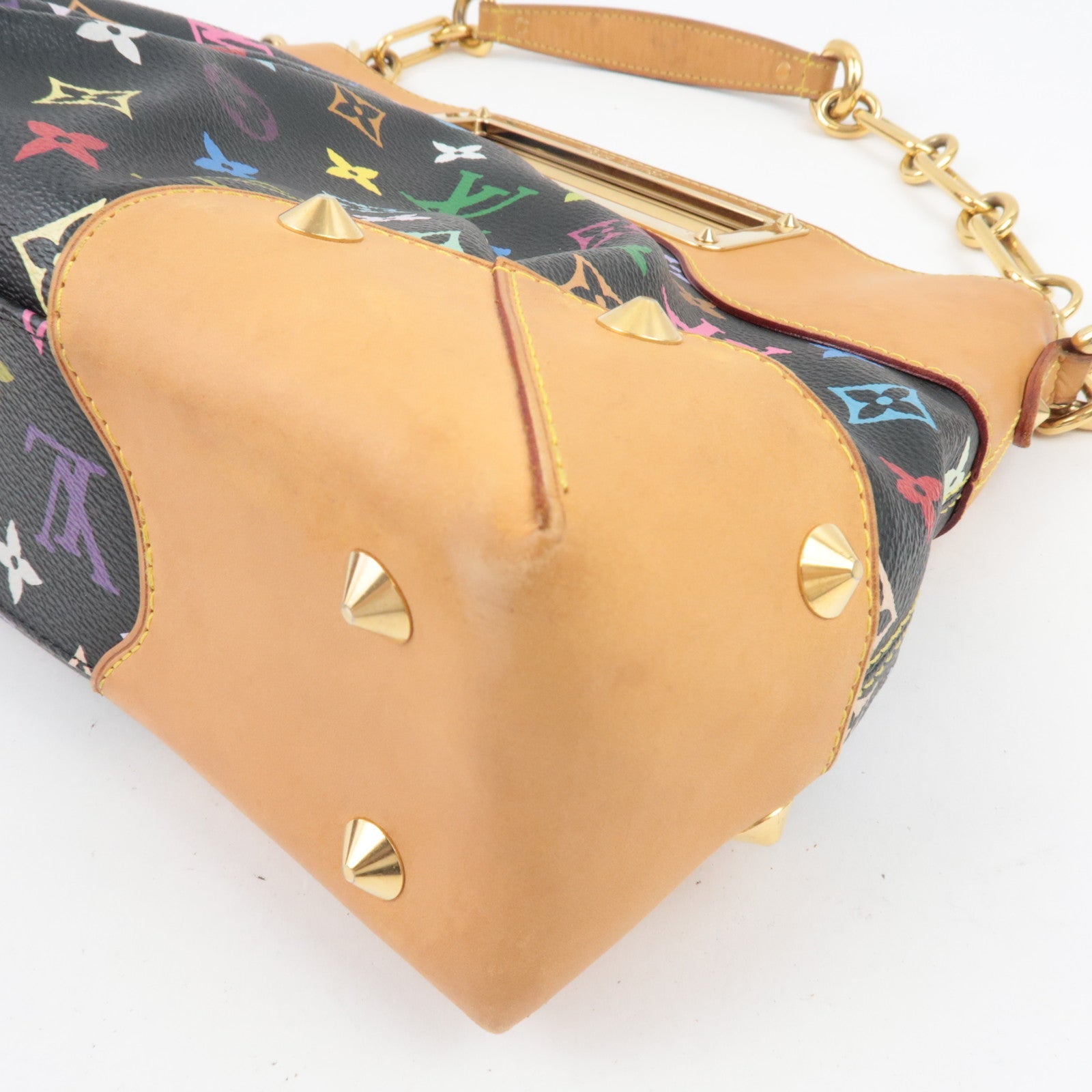 Louis Vuitton Monogram Multi Color Judy MM Hand Bag Noir M40256 MI1029