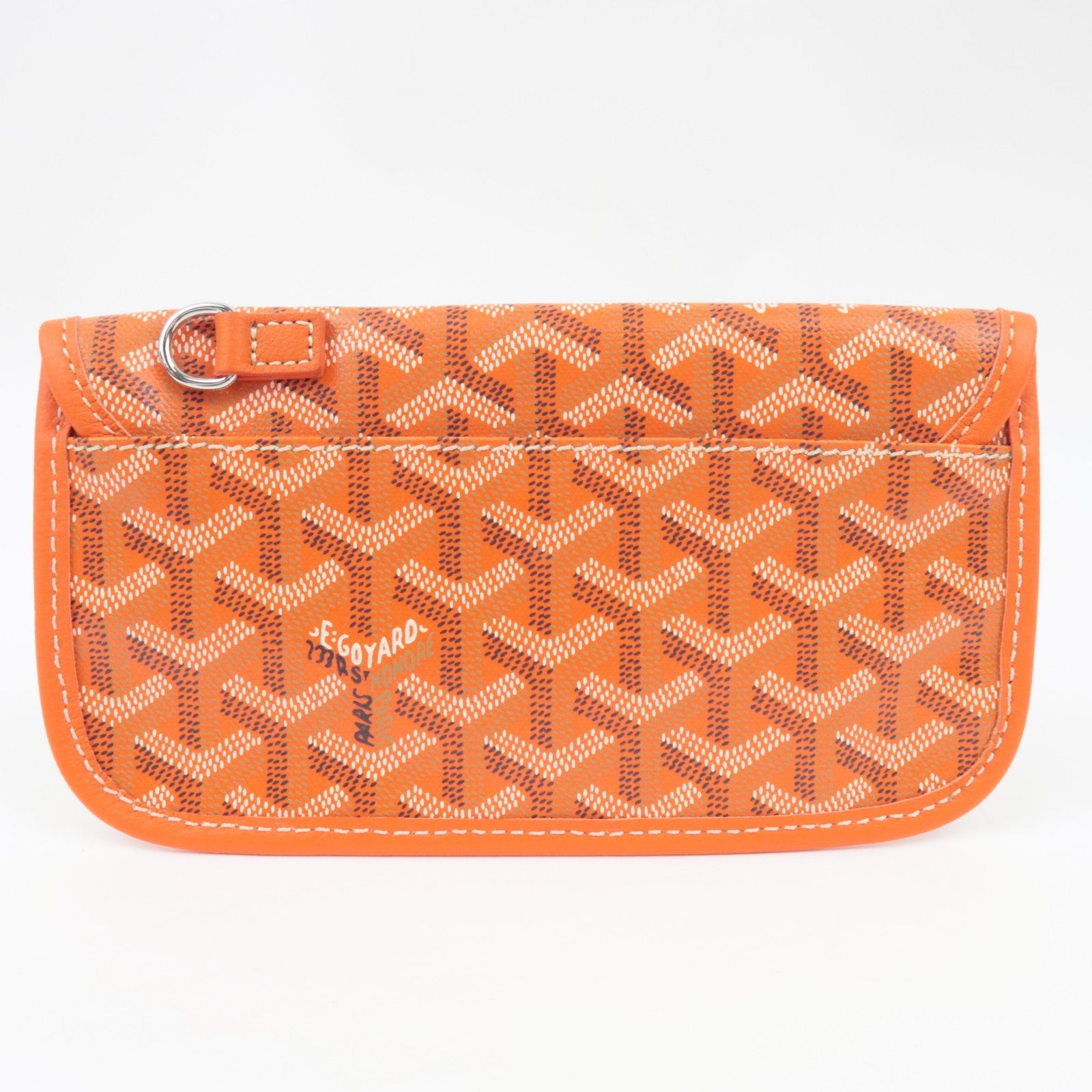 Goyard Herringbone Pouch For Saint Louis Bag PVC Leather Orange