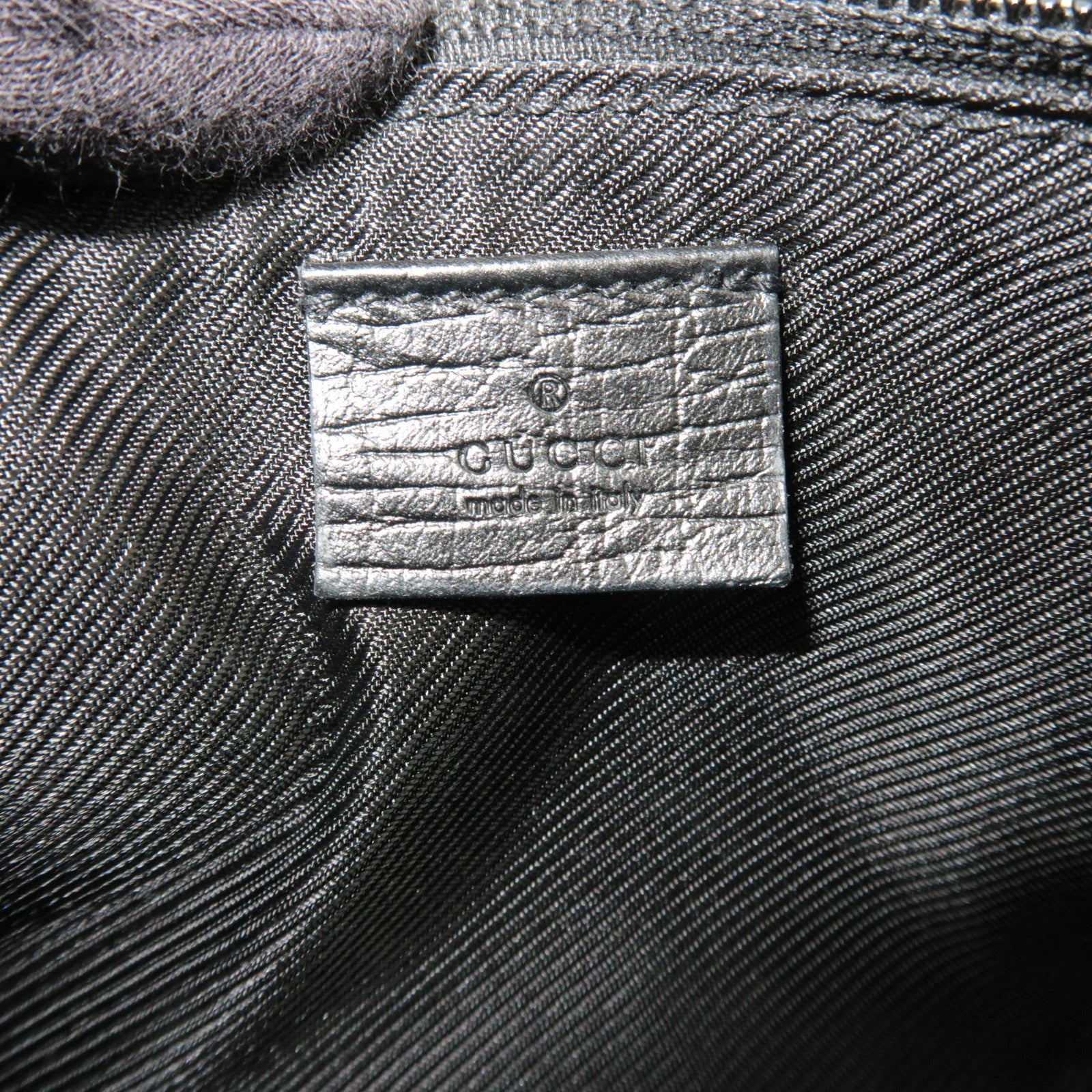 GUCCI Boat Bag Handbag Pouch GG Canvas Leather Pink Beige Black 07198