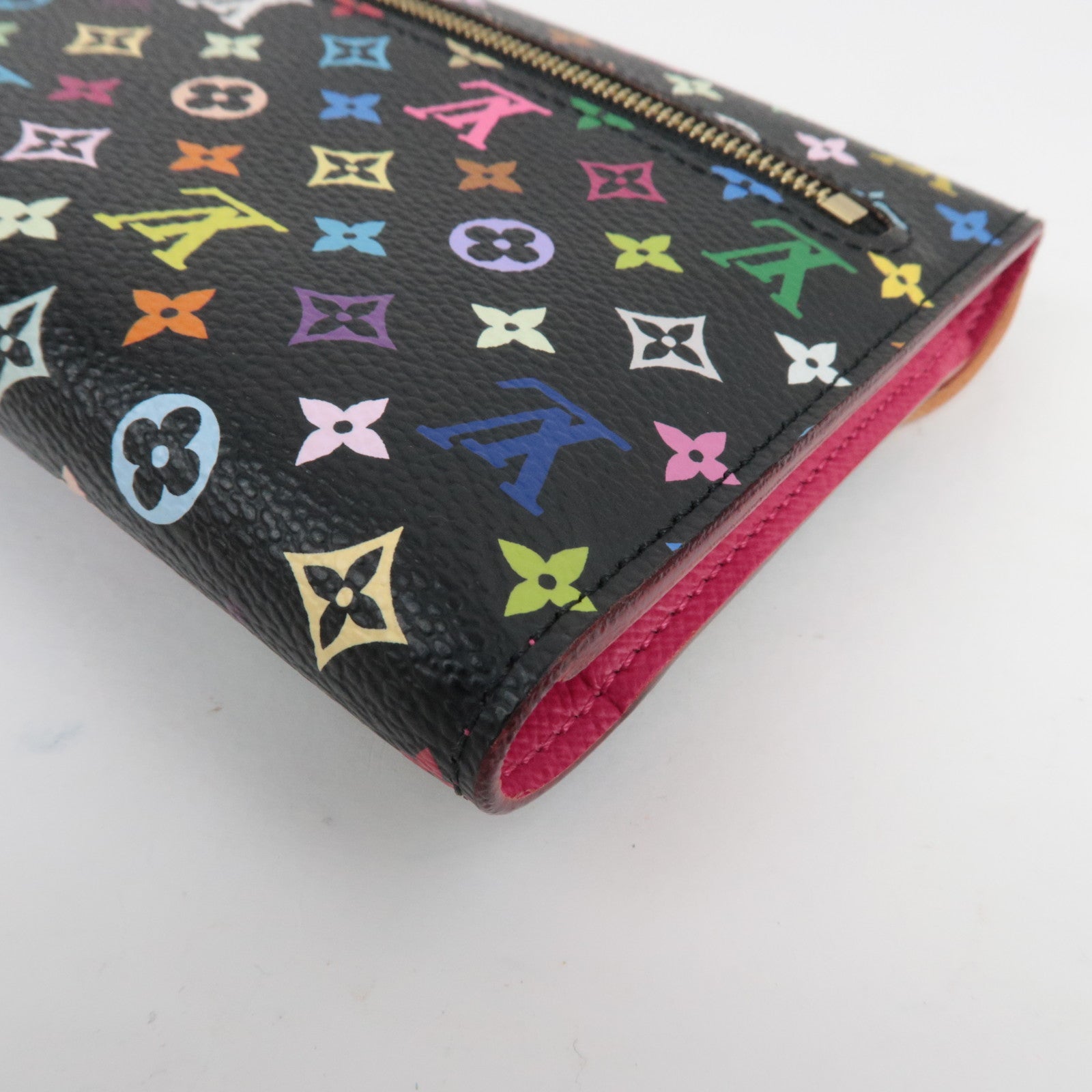 Louis Vuitton Monogram Multicolor Portefeuille Eugenie Long Wallet Noir M93738 MI2039 *Doos, Stofzak 