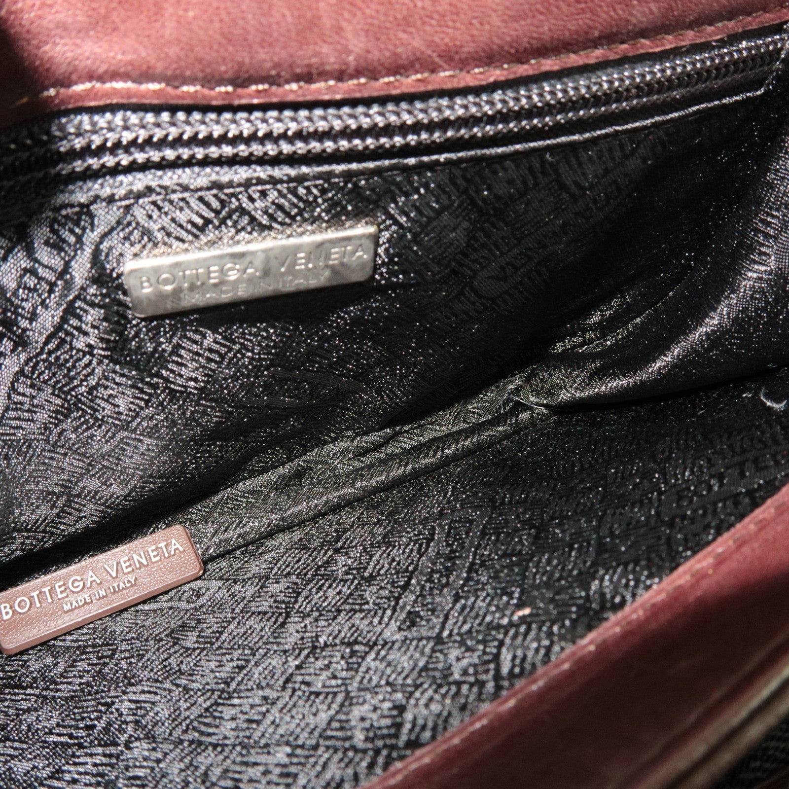 BOTTEGA VENETA Intrecciato Vintage Mini Handbag Leather Brown 971244 *Dust bag