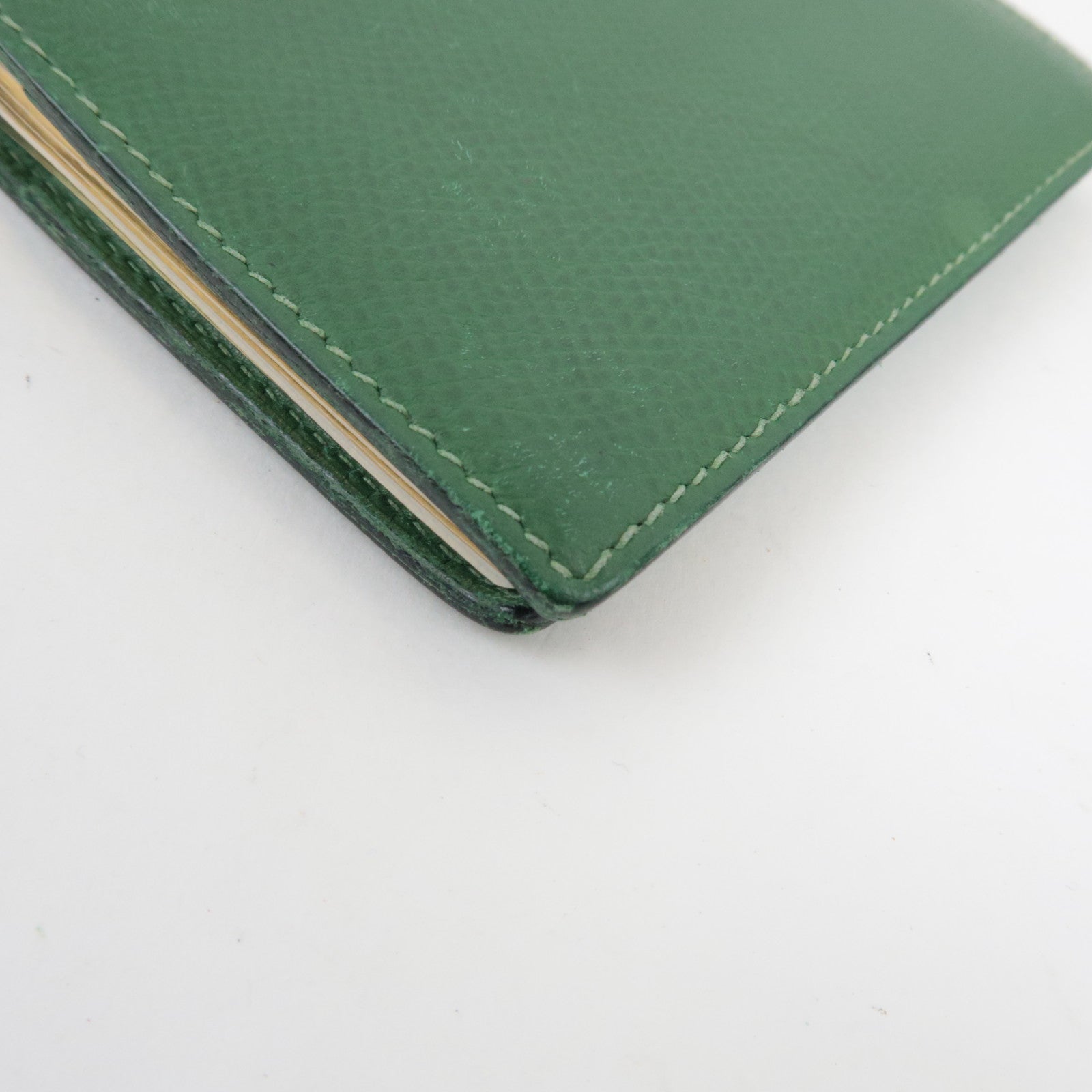 HERMES Agenda Mini 〇Y Stamp Chevre Green *Box, Notebooks