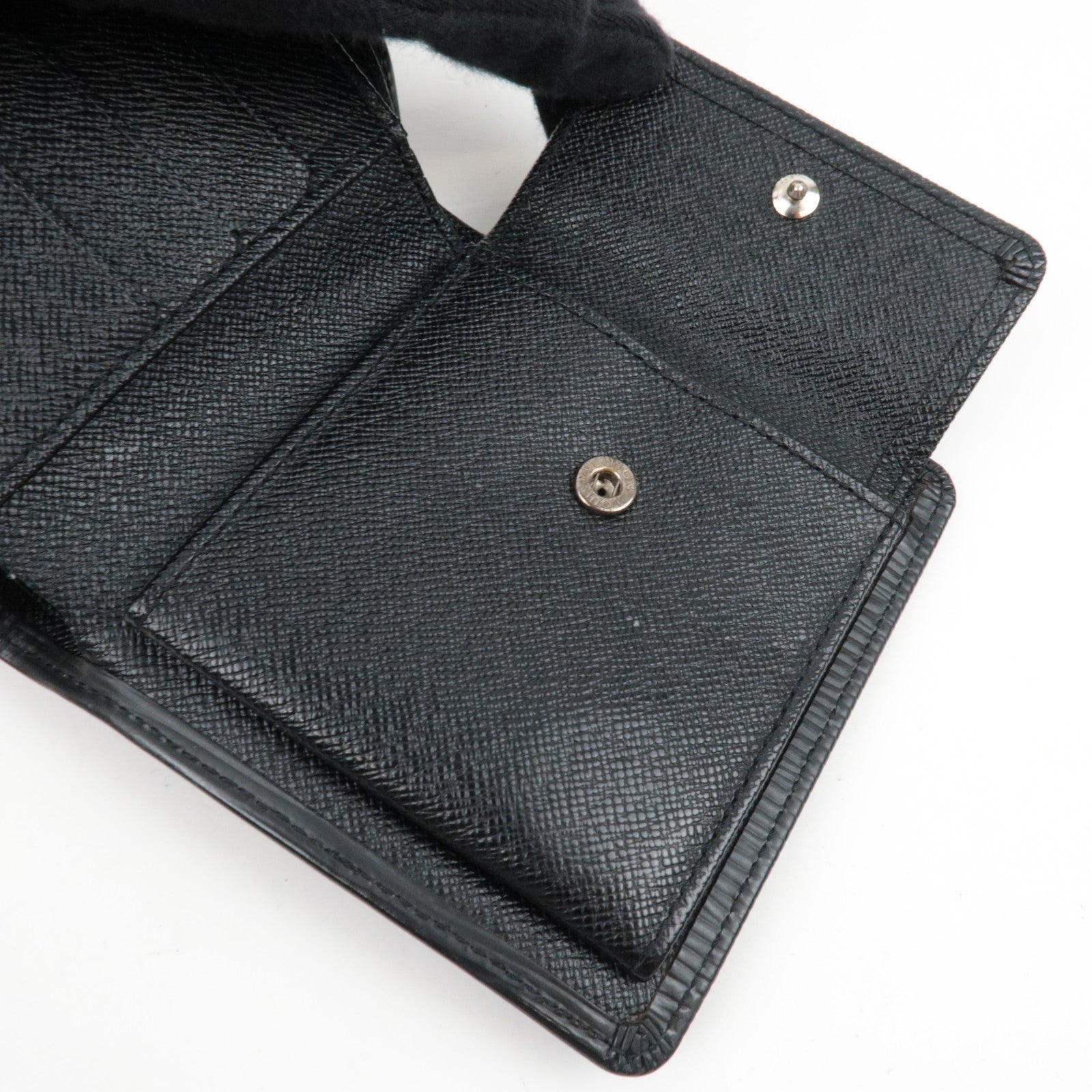 Louis Vuitton Epi Portefeuille Marco Bi-Fold Portemonnee Zwart M60612 SP0016 