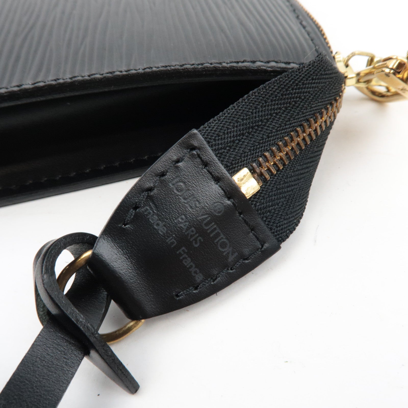 Louis Vuitton Epi Pochette Accessoires Old Model Noir M52952 AR0977