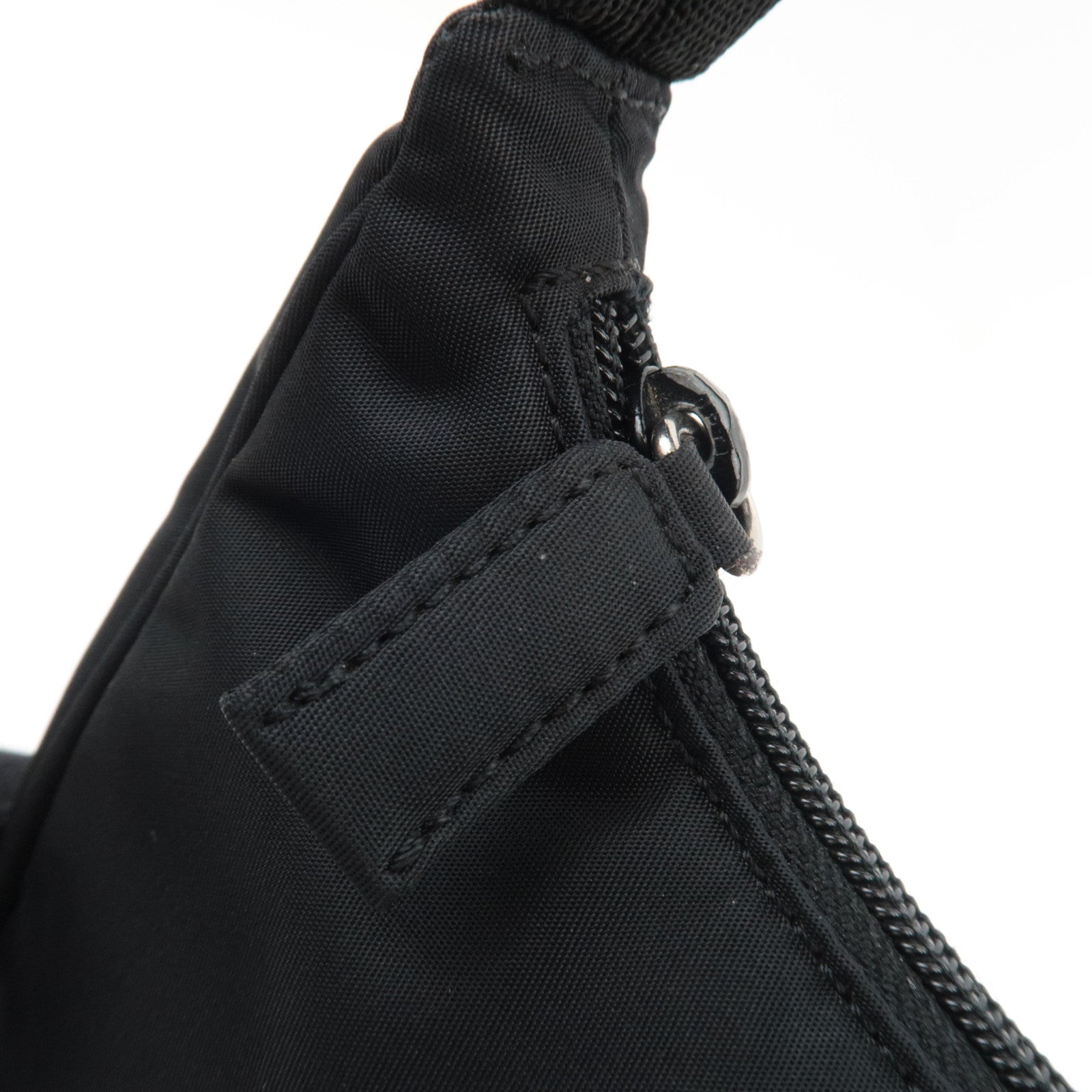 PRADA Handbag Nylon Black