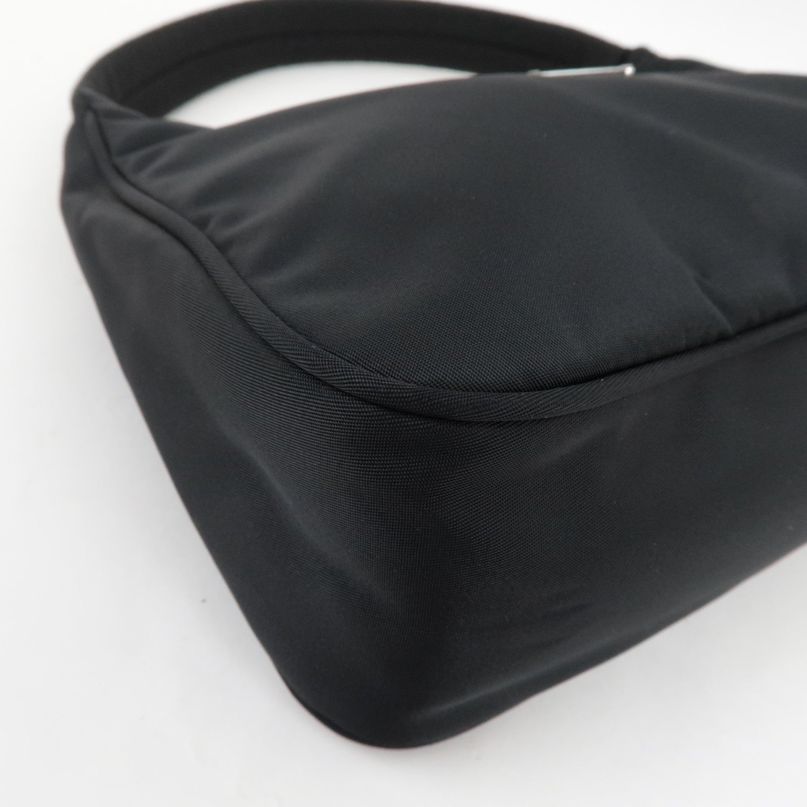 PRADA Handbag Nylon Black