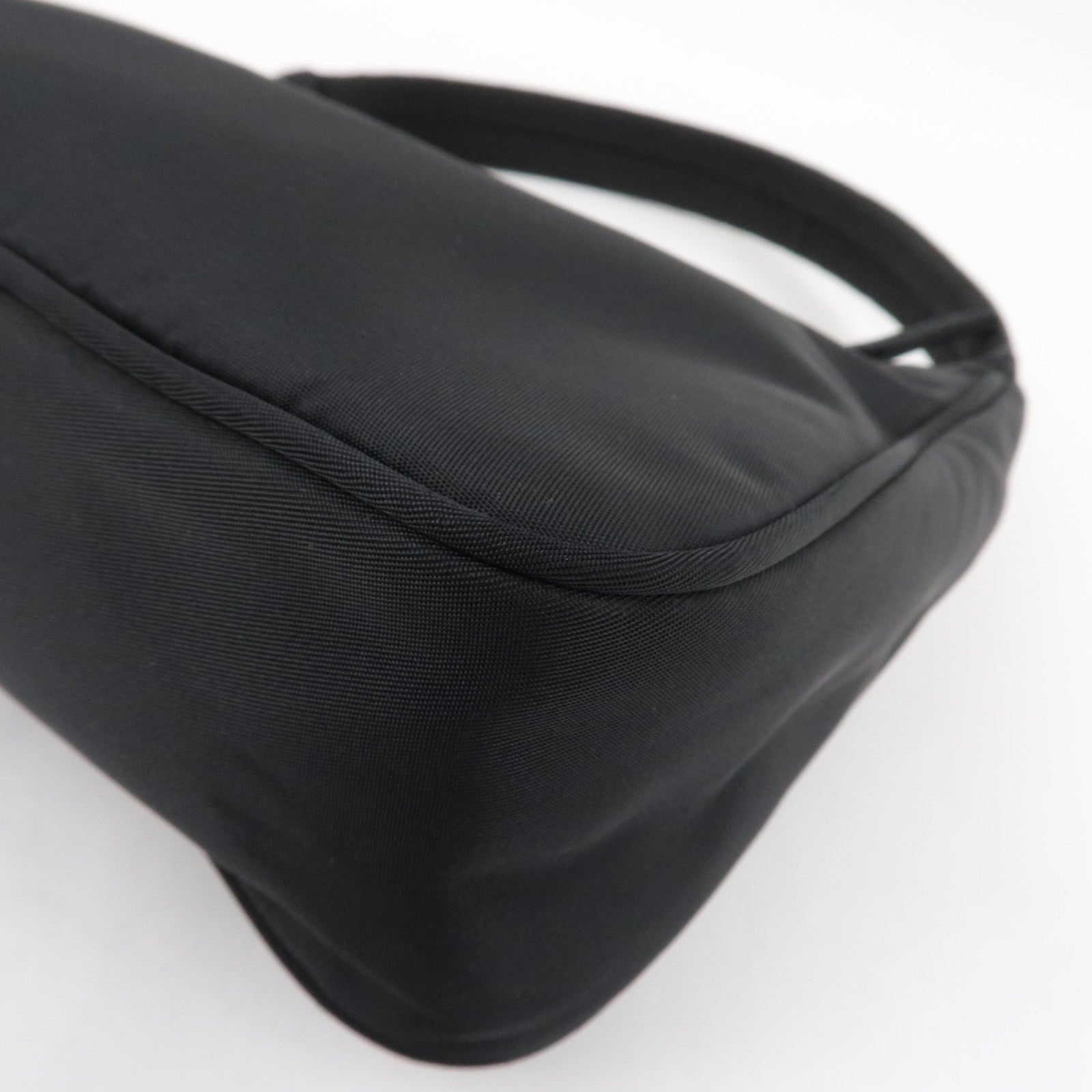 PRADA Handbag Nylon Black