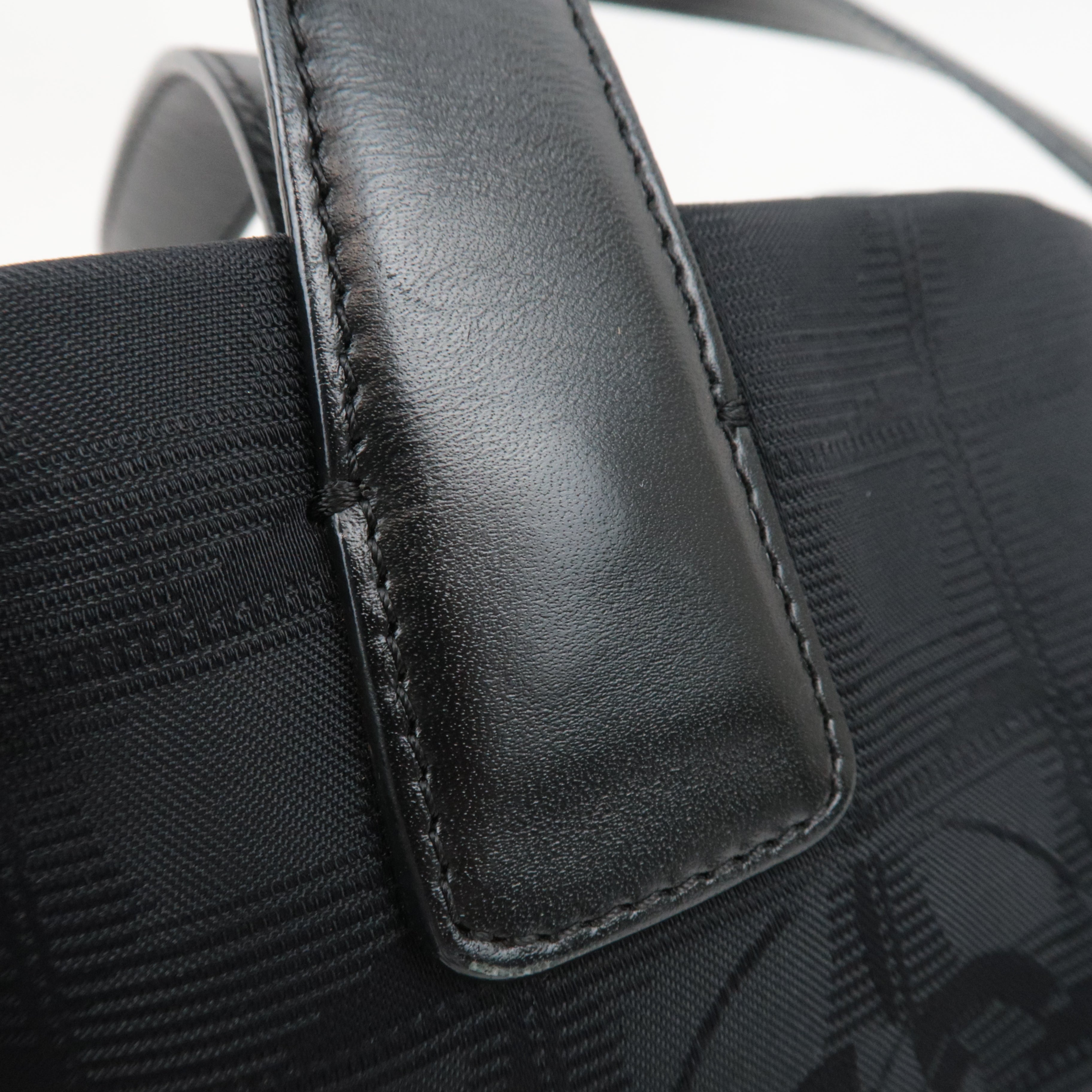 CHANEL New Travel Line Tote MM Nylon Jacquard Leather Black A15991 7762107