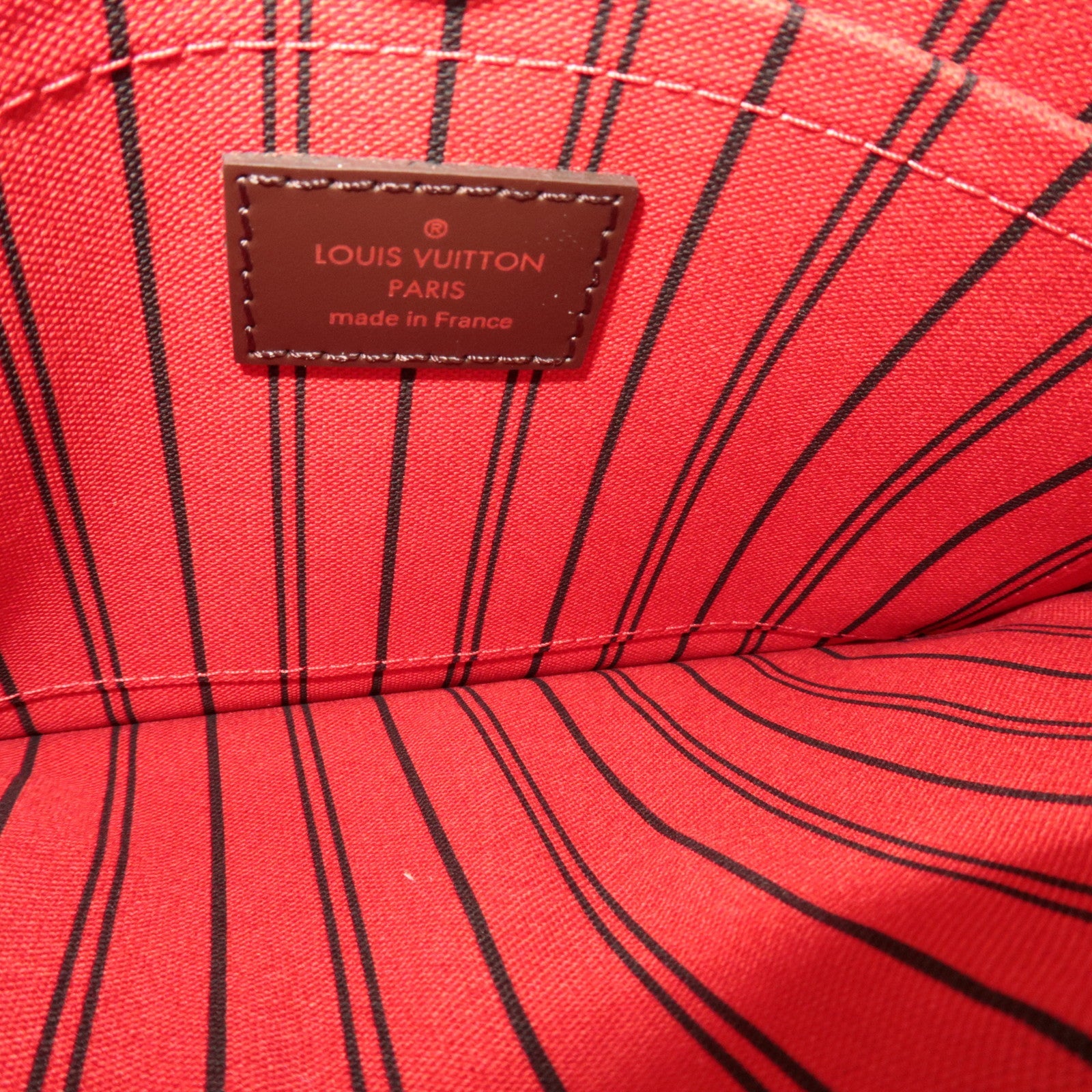 Louis Vuitton Damier Pouch for Neverfull MM bag Wristlet Cerise SF3154