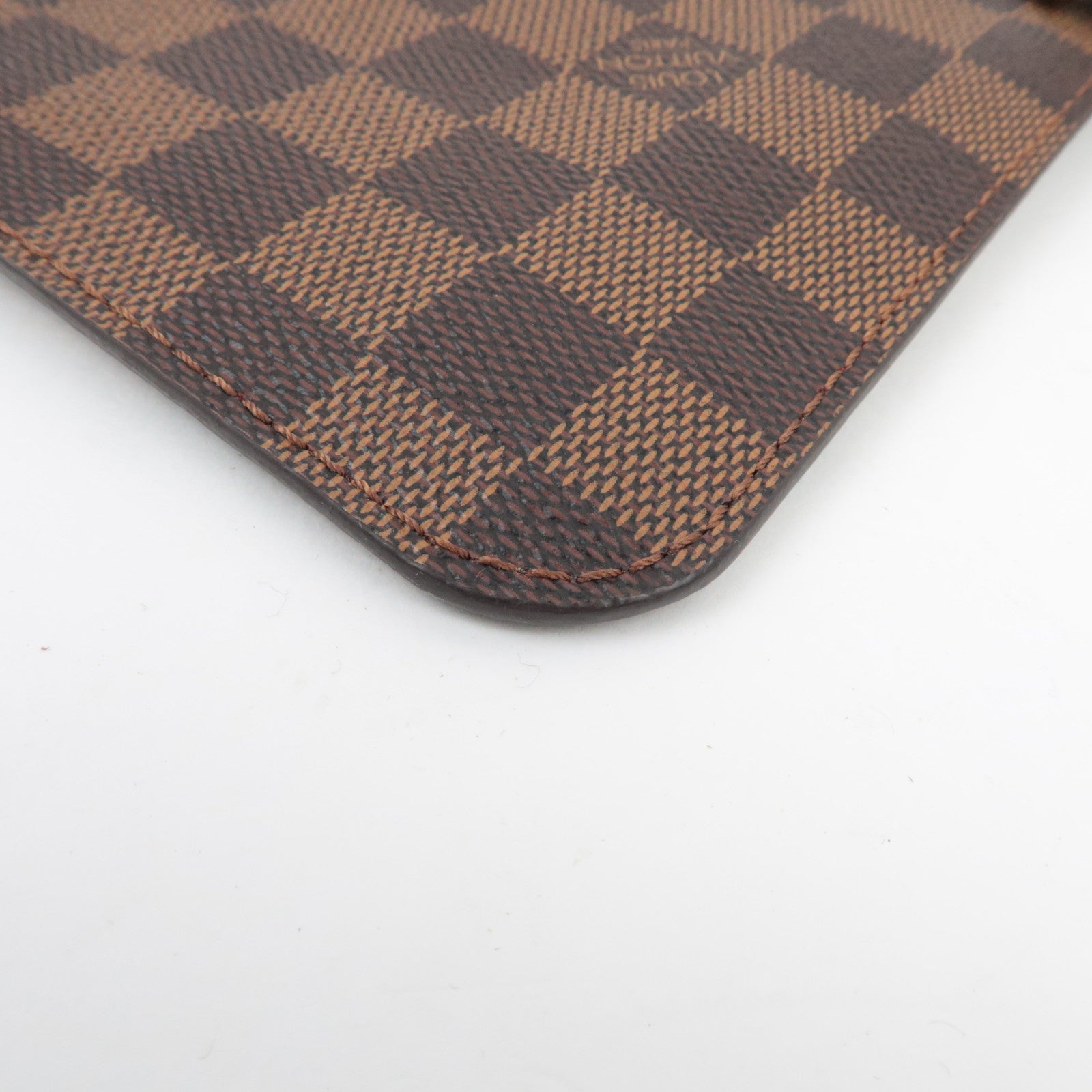 Louis Vuitton Damier Pouch for Neverfull MM bag Wristlet Cerise SF3154