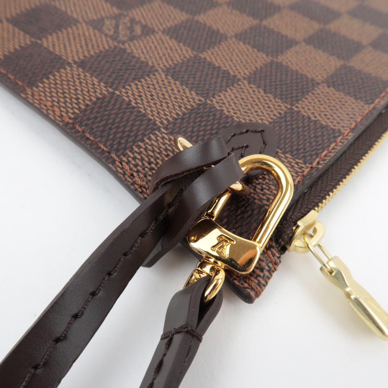 Louis Vuitton Damier Pouch for Neverfull MM bag Wristlet Cerise SF3154