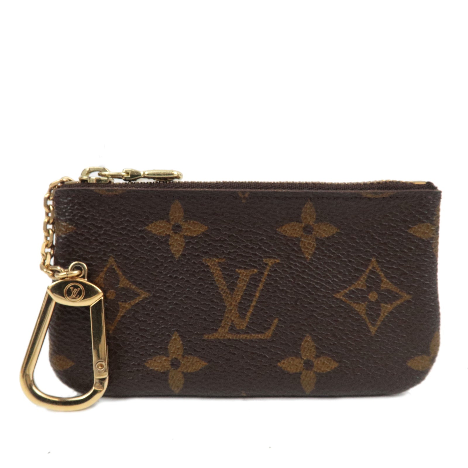 Louis Vuitton Monogram Pochette Cles Coin Case M62650 CA095975378