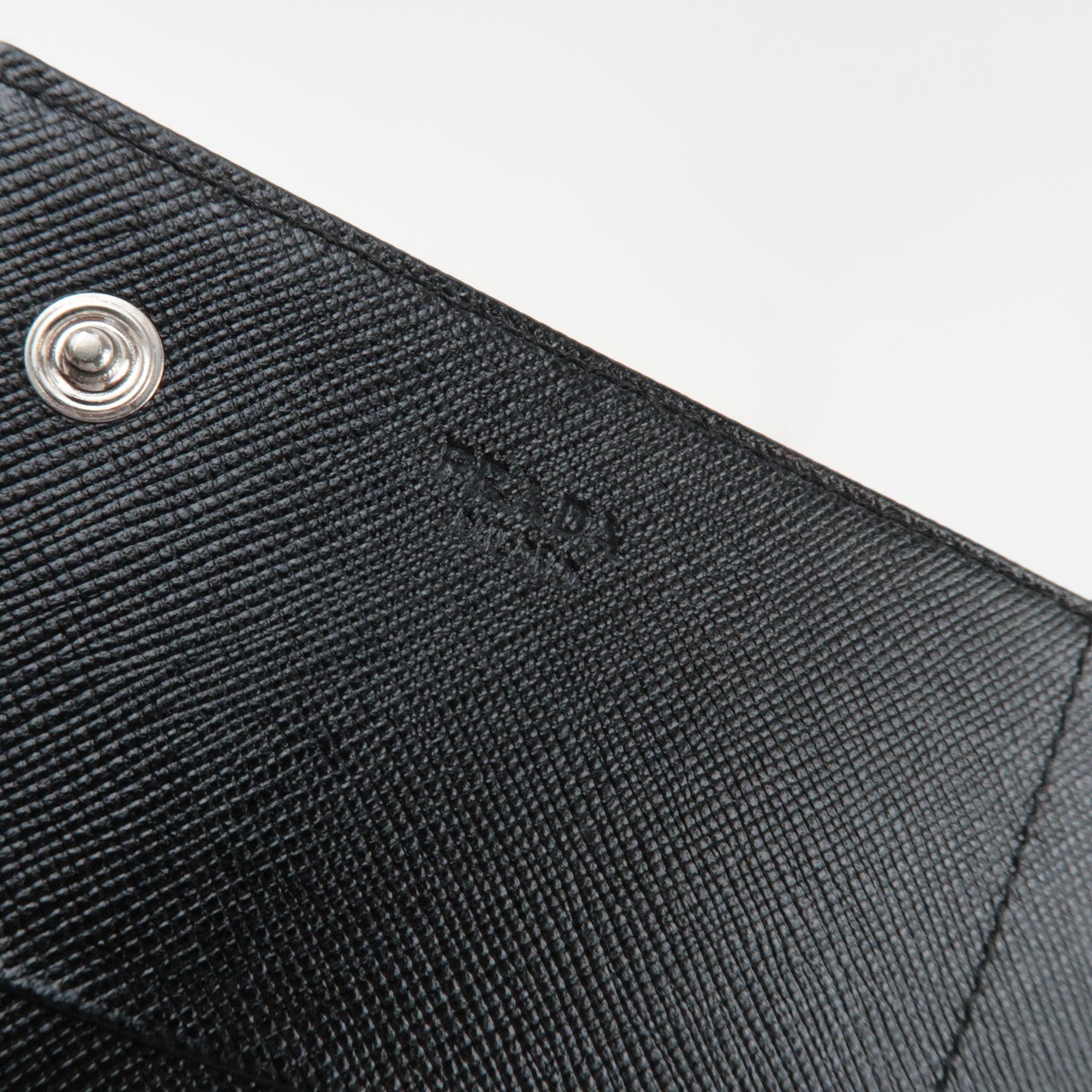 PRADA Bi-Fold Long Wallet Nylon Black