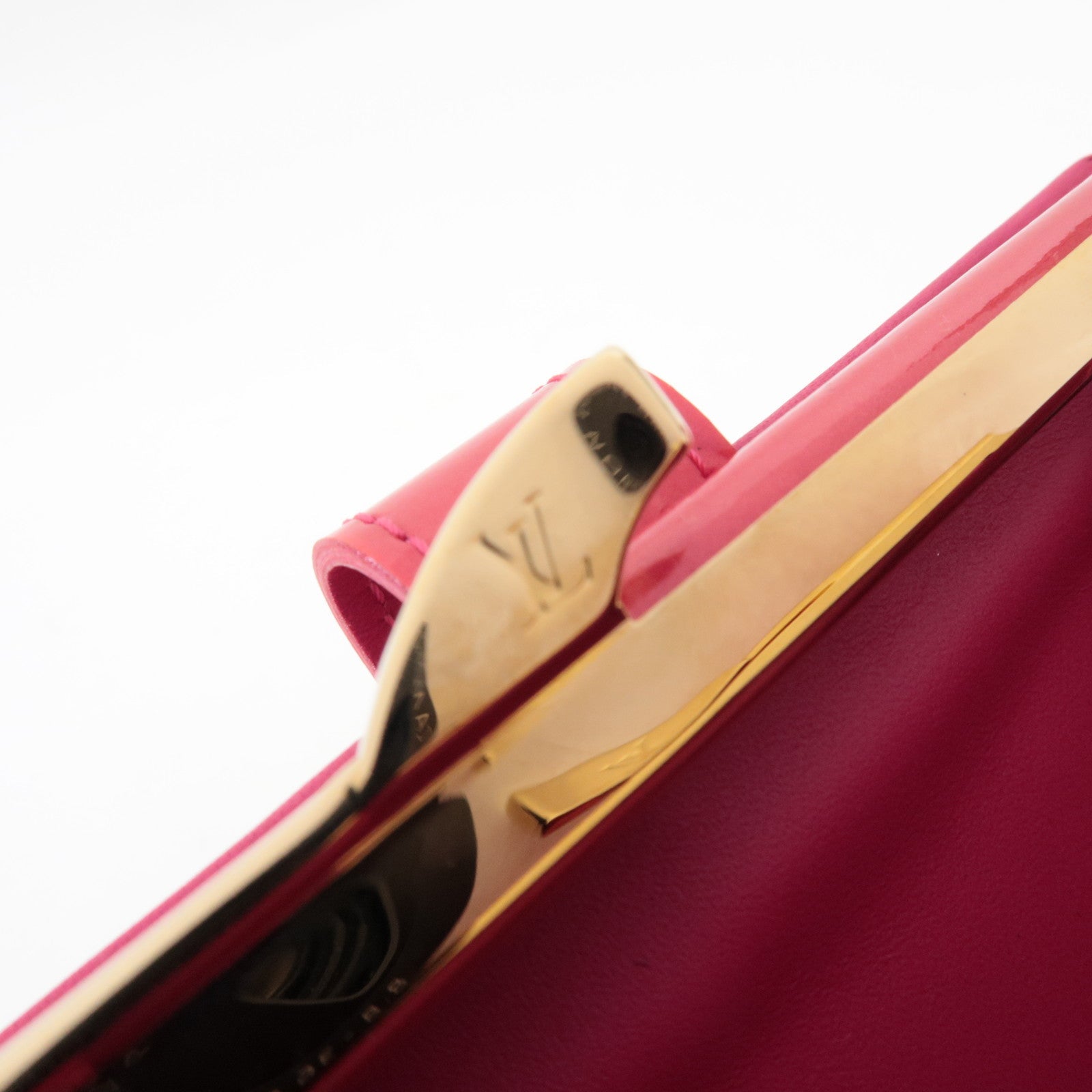 Louis Vuitton Monogram Vernis Portefeuille Viennois Bi-Fold Wallet Rose Indian M91768 MI4018 *Box, Dust bag