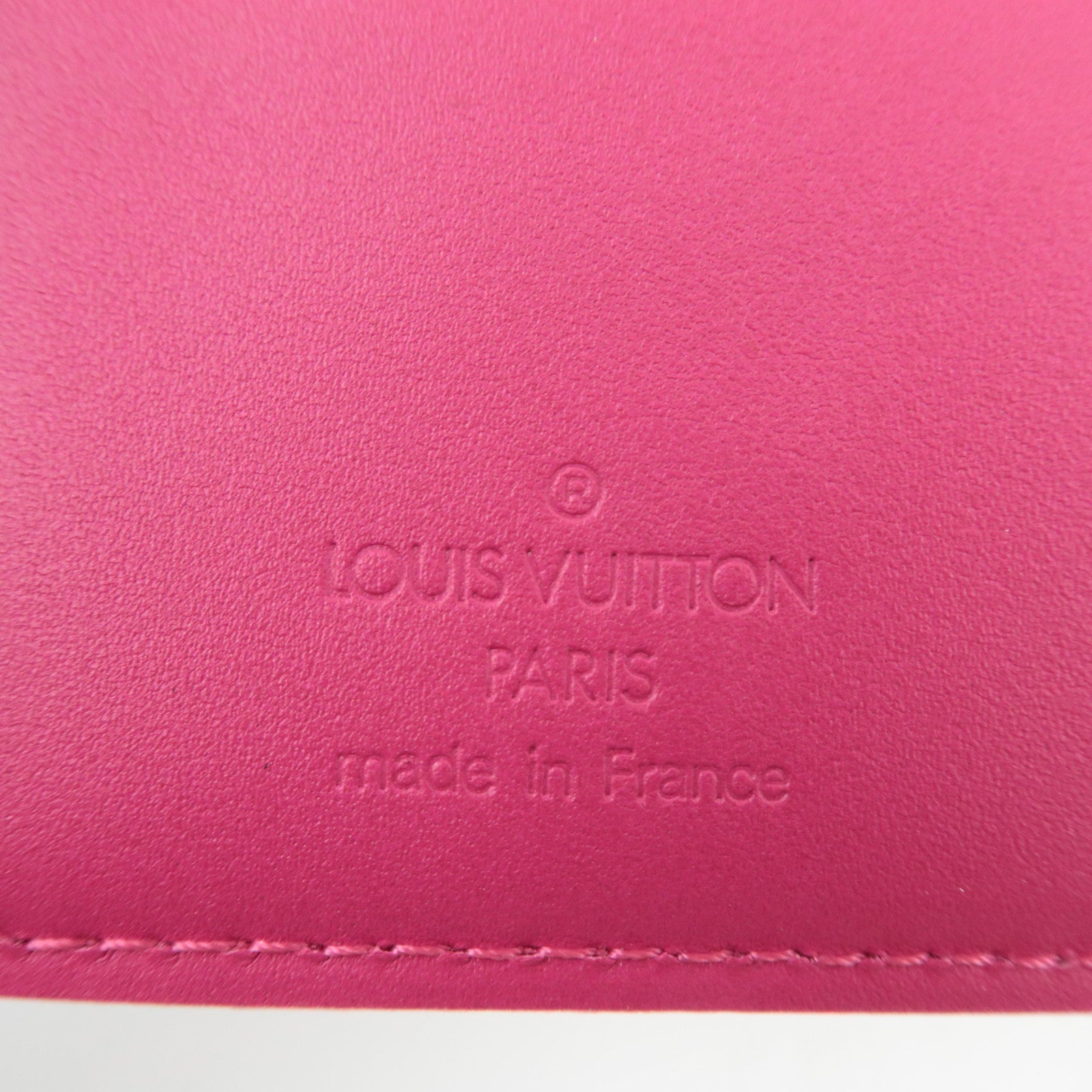 Louis Vuitton Monogram Vernis Portefeuille Viennois Bi-Fold Wallet Rose Indian M91768 MI4018 *Box, Dust bag
