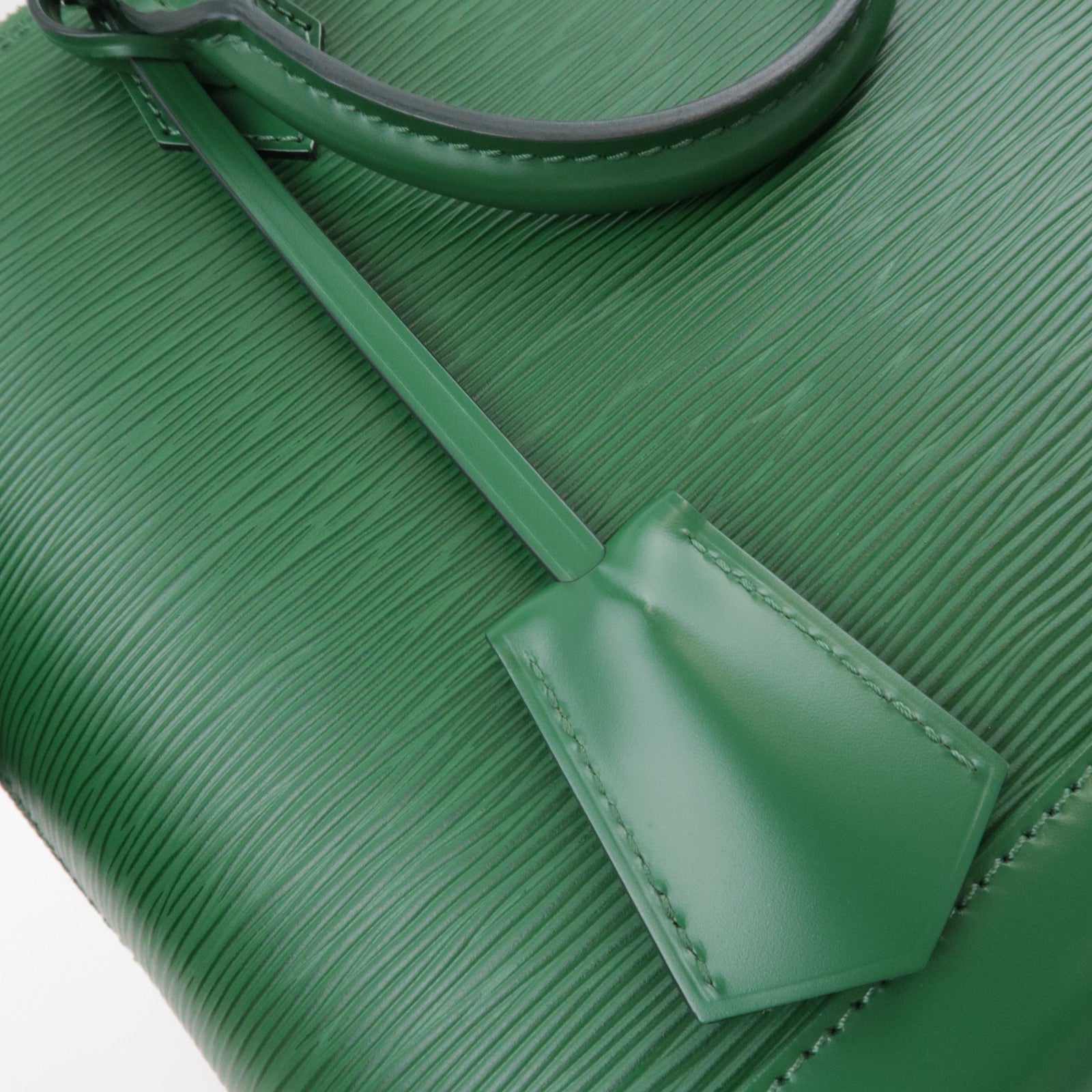 Louis Vuitton Epi Alma PM Hand bag Menthe M40618 FL2162 *Keys, Clochette