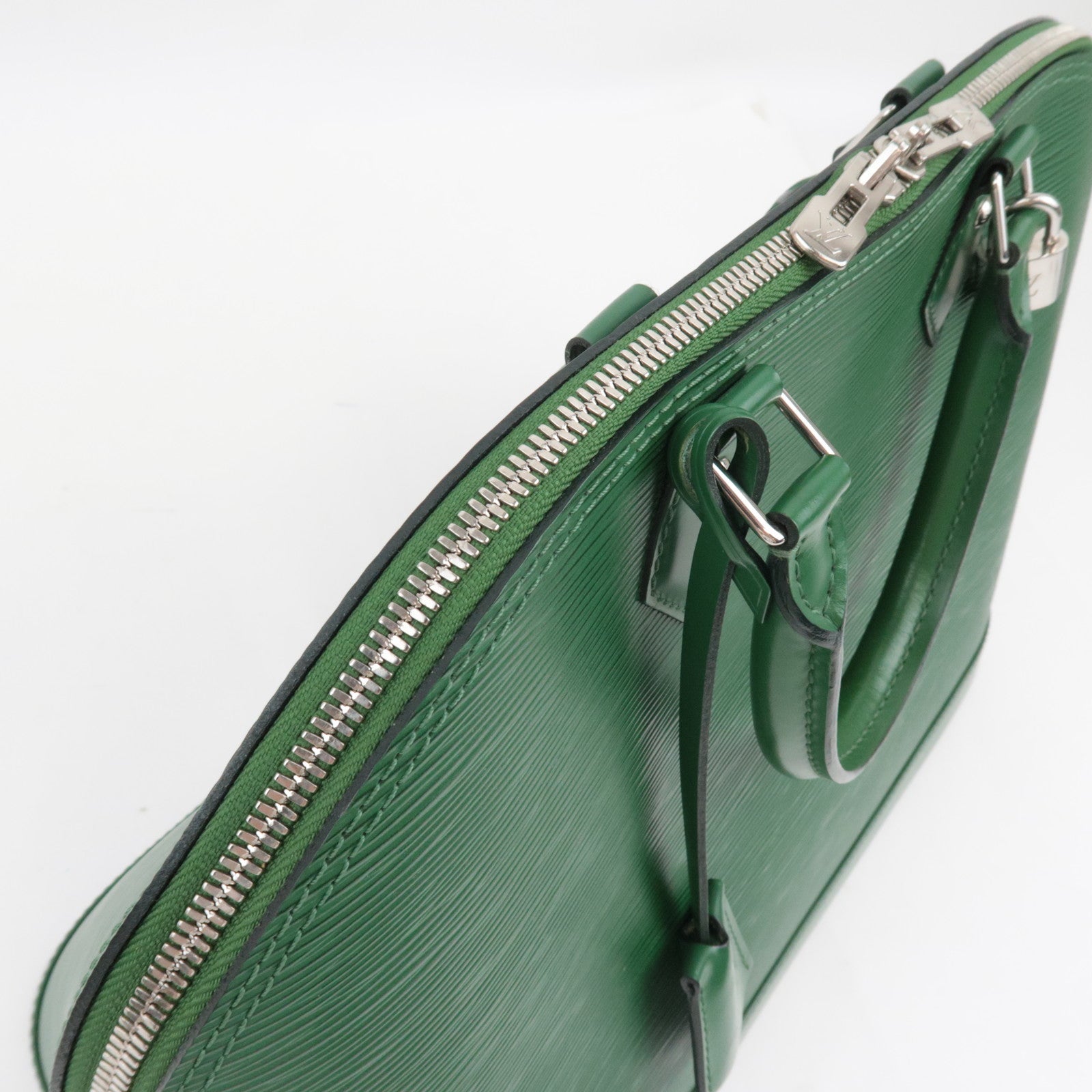 Louis Vuitton Epi Alma GM Handbag Menthe M40627 MI1193 *Key Lock, Clochette