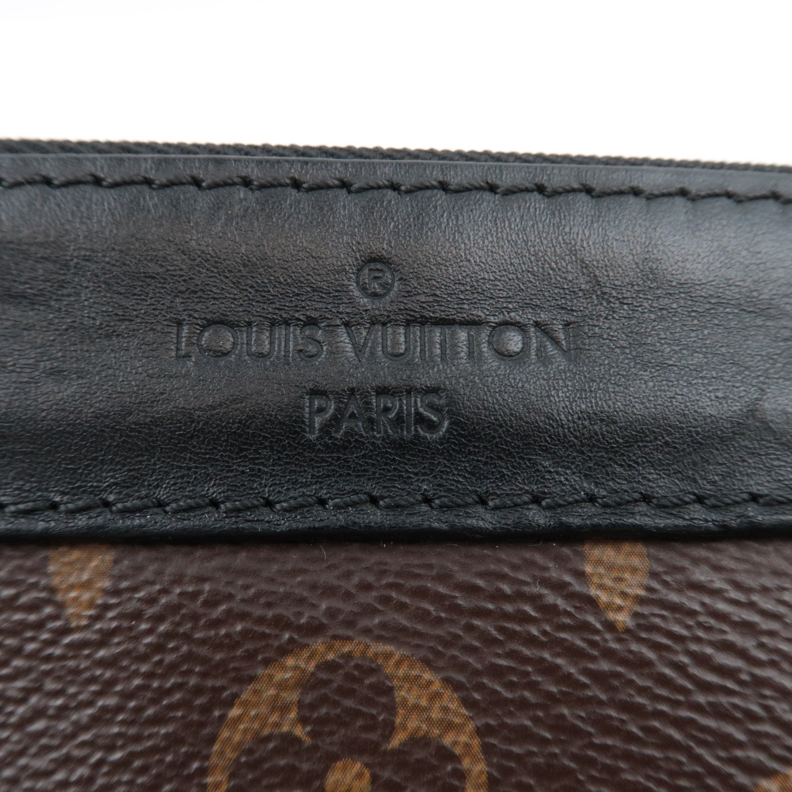Louis Vuitton Monogram Macassar Pochette Discovery Clutch Bag M69411 TN4210