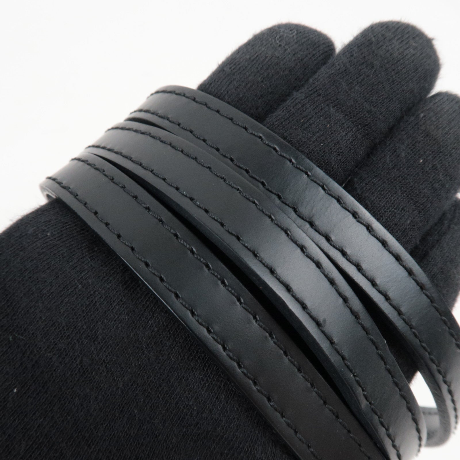 Louis Vuitton Epi Denim Alma BB 2way bag Denim Blue M41437 SN0158 *Strap, Key Lock, clochette