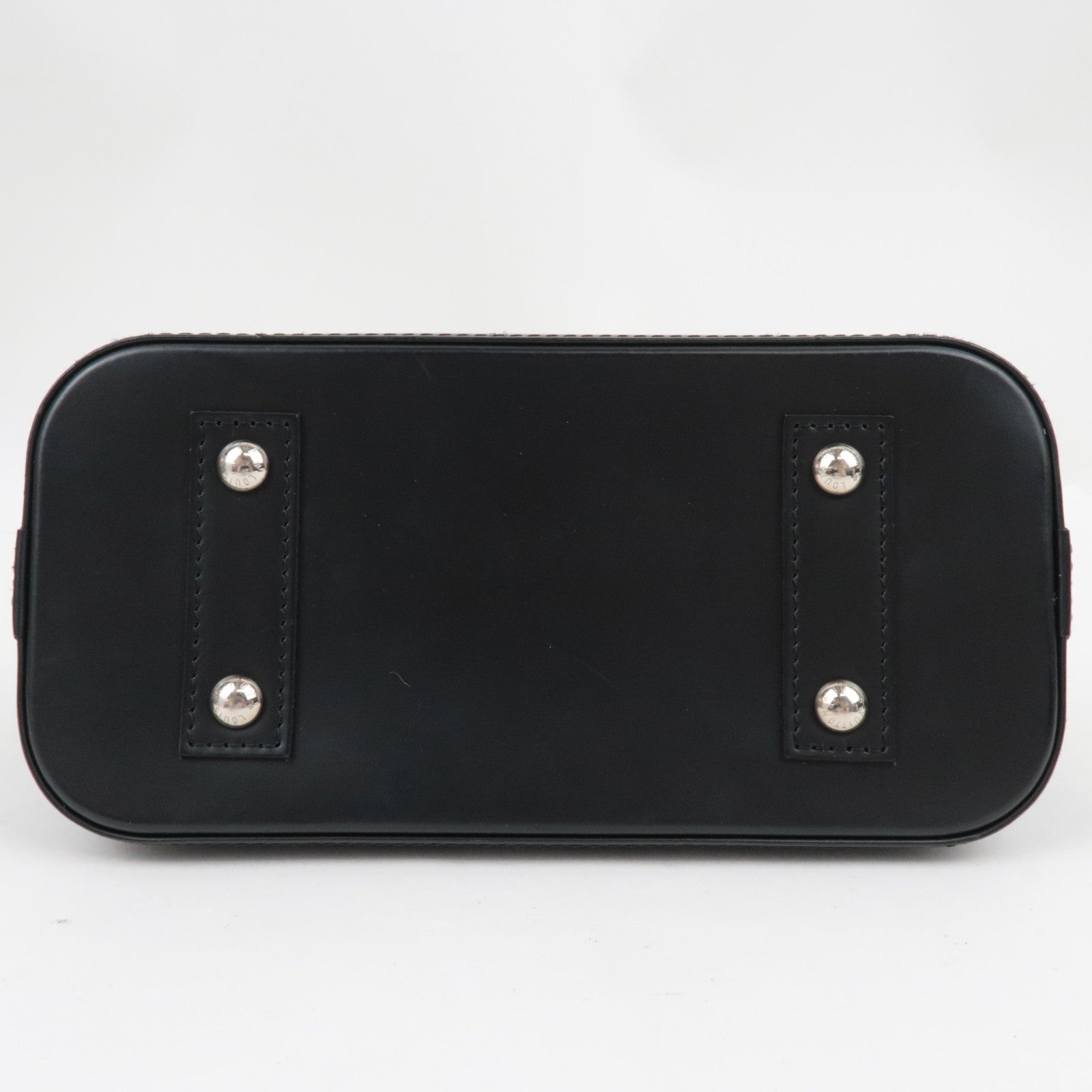 Louis Vuitton Epi Denim Alma BB 2way bag Denim Blue M41437 SN0158 *Strap, Key Lock, clochette