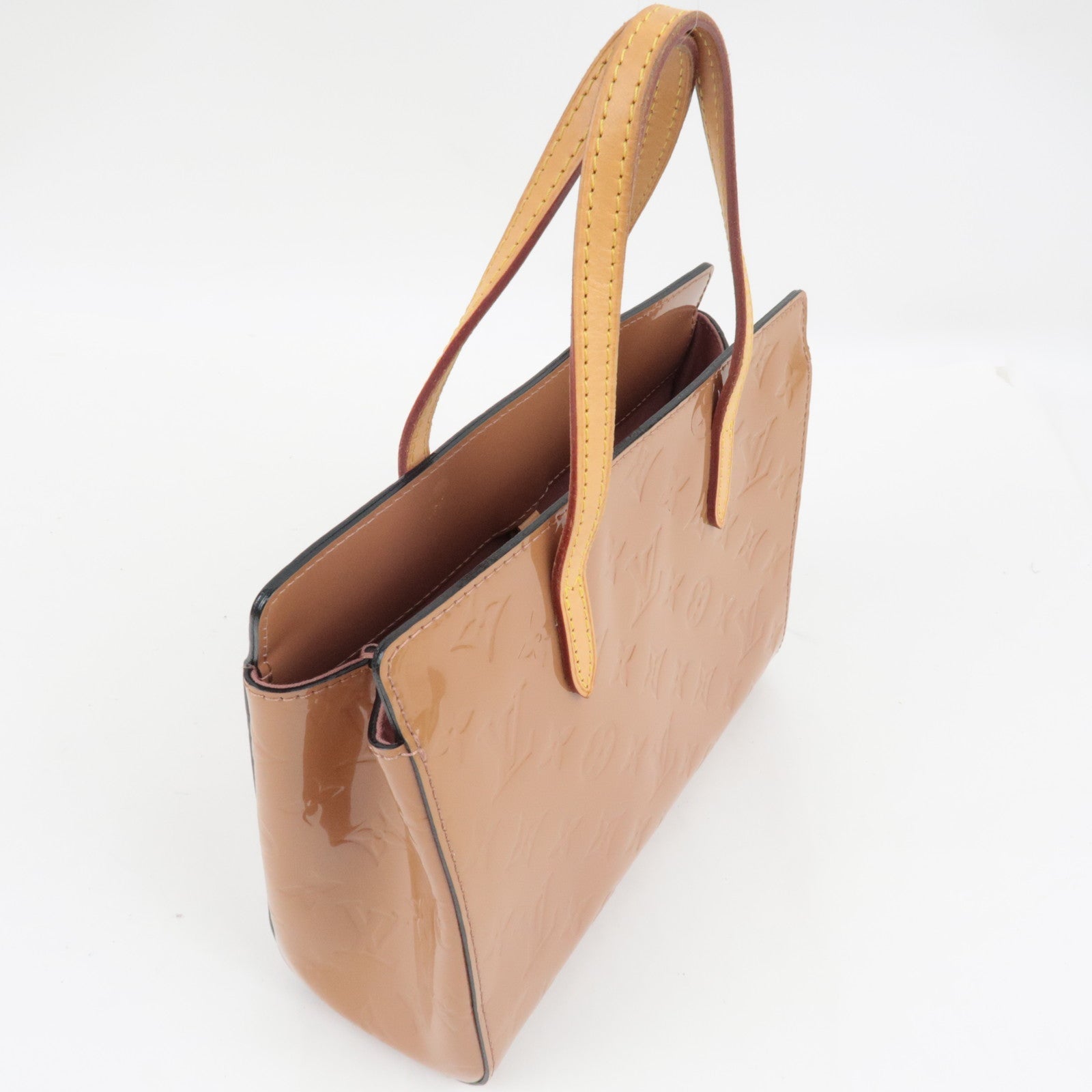 Louis Vuitton Monogram Vernis Catalina BB Tote bag Rose Velours M90015 TJ0163