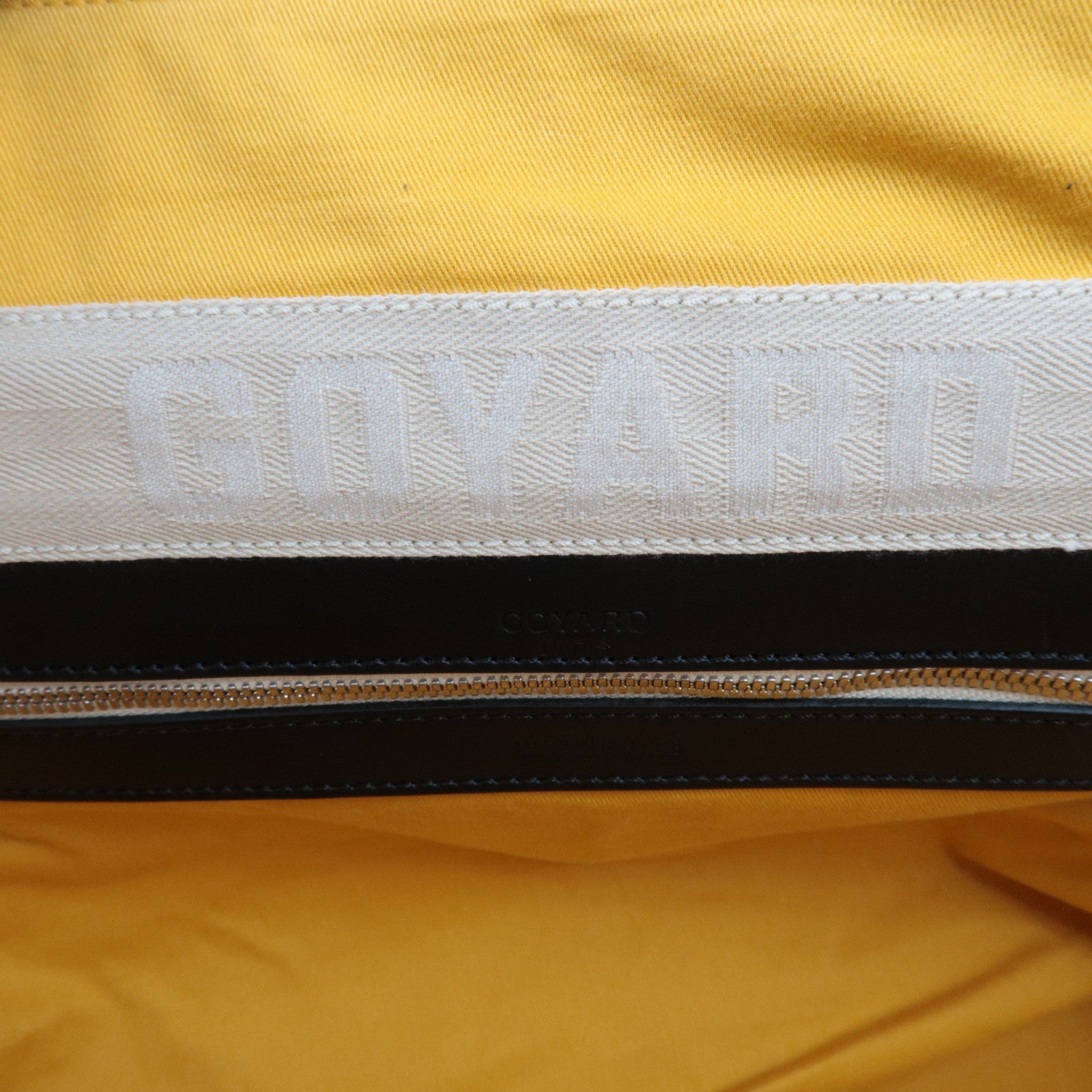 Goyard Herringbone Boeing 55 Travel Bag PVC Leather Black *Dust bag, Key Lock