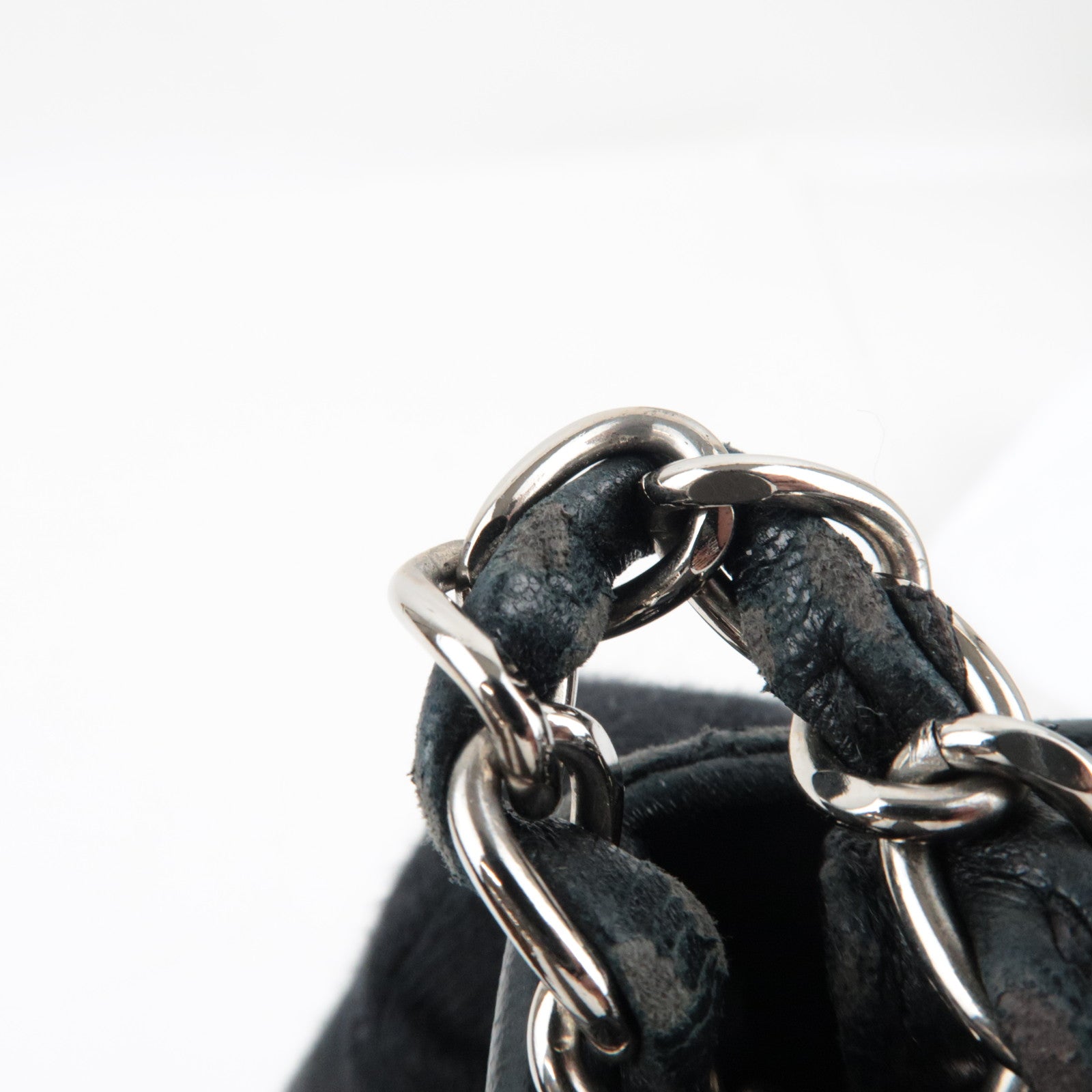 CHANEL Mini Matelasse 17 Chain Shoulder Bag Single Flap Lambskin Black 6143404