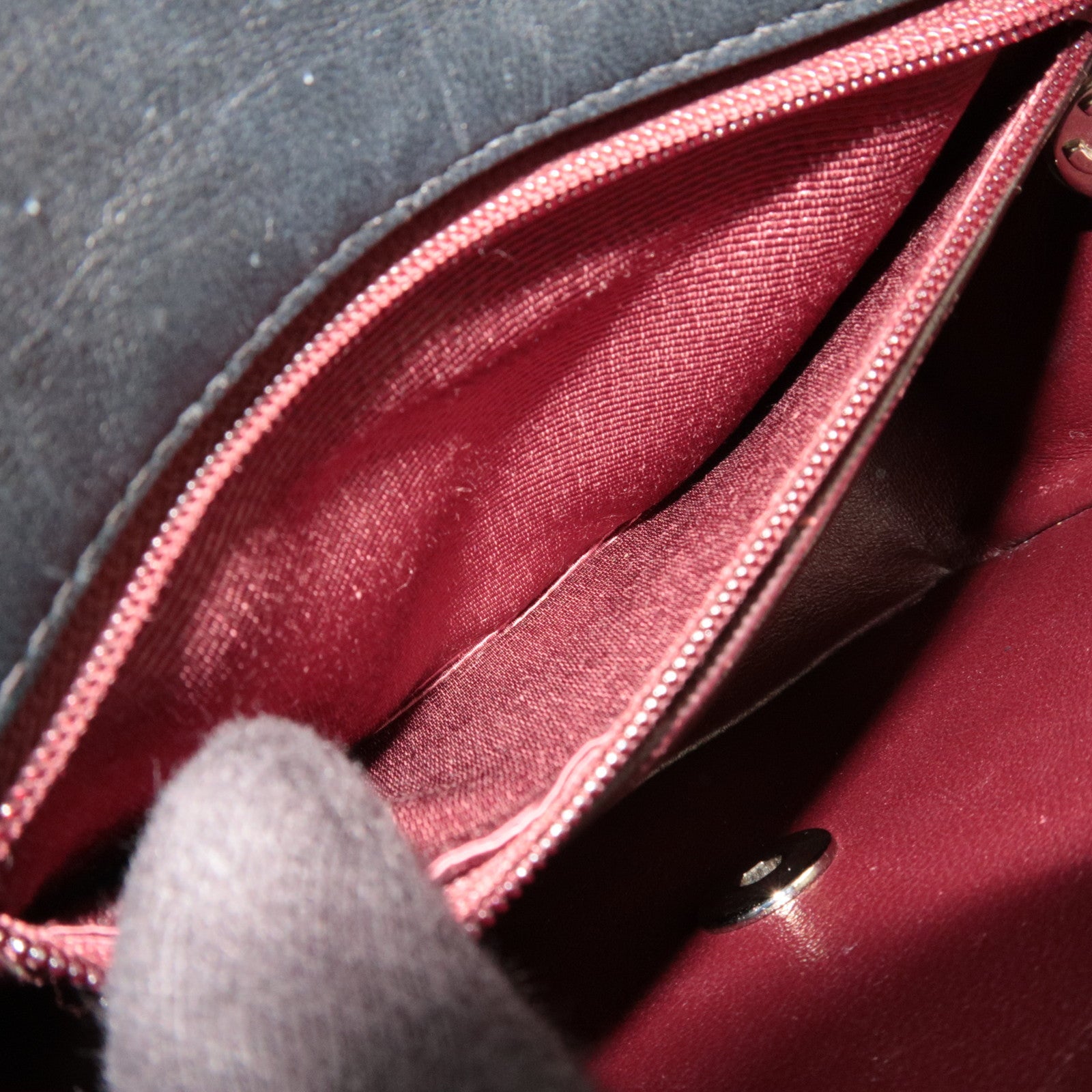 CHANEL Mini Matelasse 17 Chain Shoulder Bag Single Flap Lambskin Black 6143404