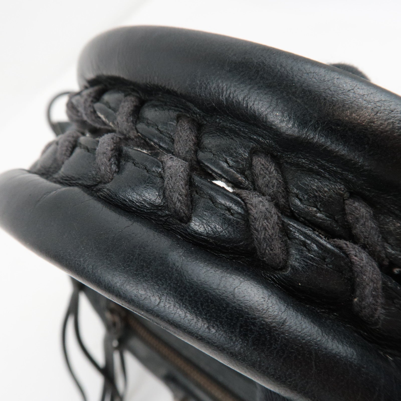 BALENCIAGA The First 2Way Bag Leather Black 103208 *Strap, Mirror