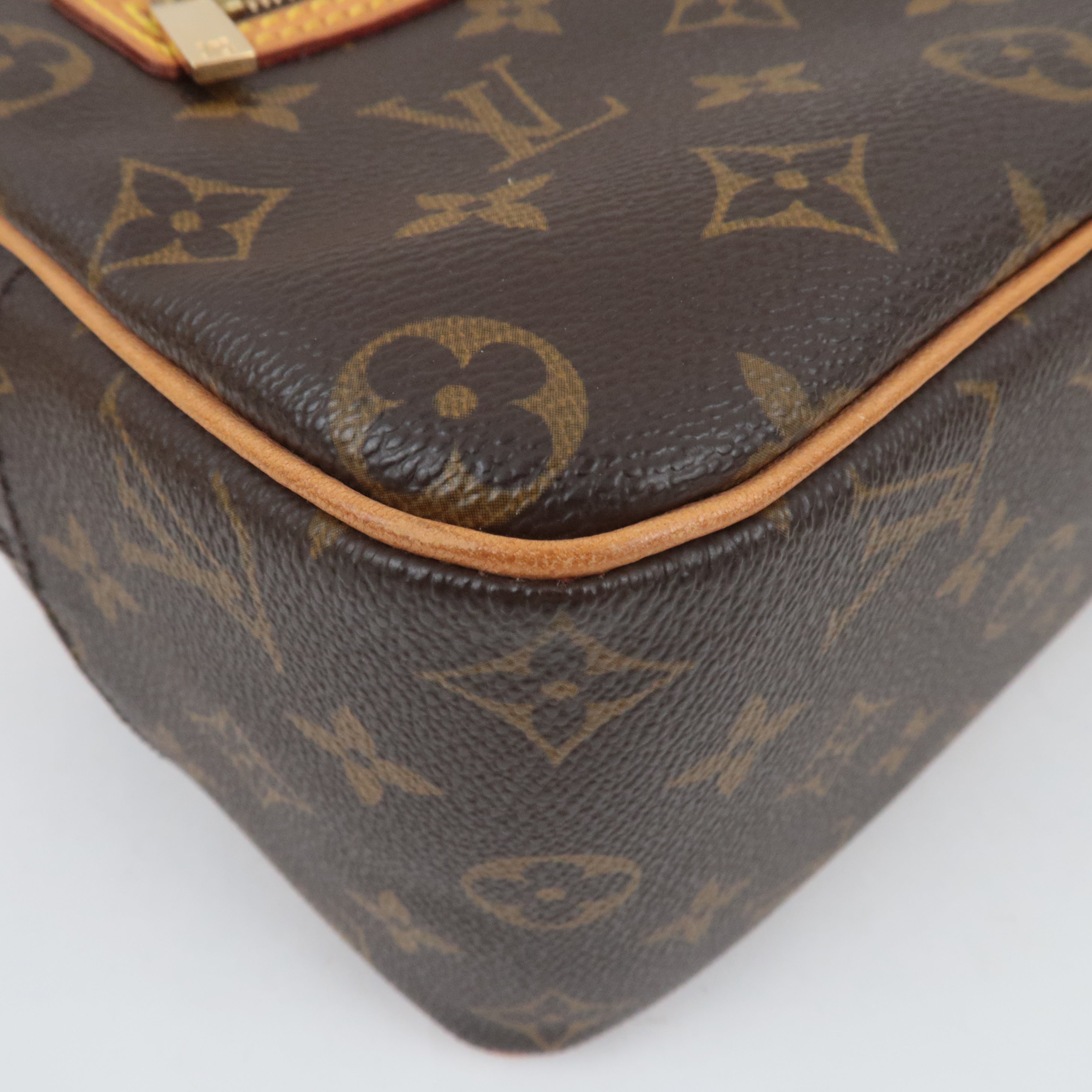 Louis Vuitton Monogram Cite MM Handbag M51182 FL0092 *Dust bag