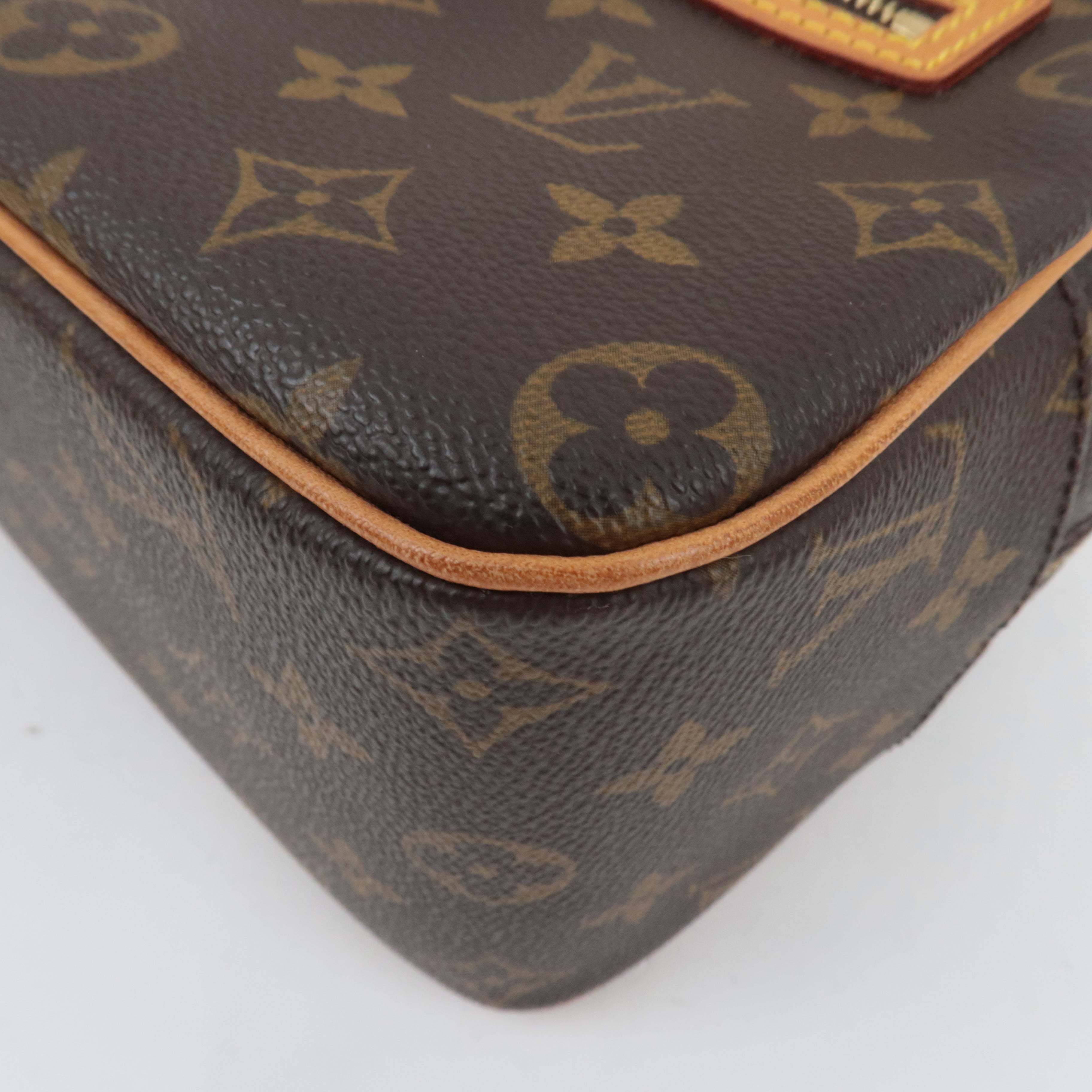 Louis Vuitton Monogram Cite MM Handbag M51182 FL0092 *Dust bag