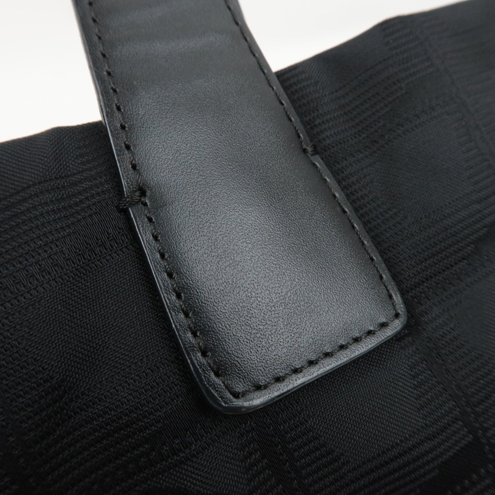 CHANEL New Travel Line Tote MM Nylon Jacquard Leather Black A15991 8888573