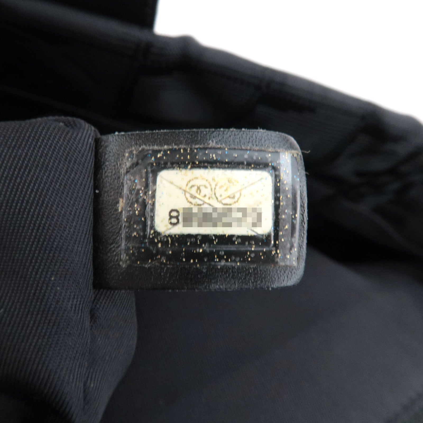 CHANEL New Travel Line Tote MM Nylon Jacquard Leather Black A15991 8888573