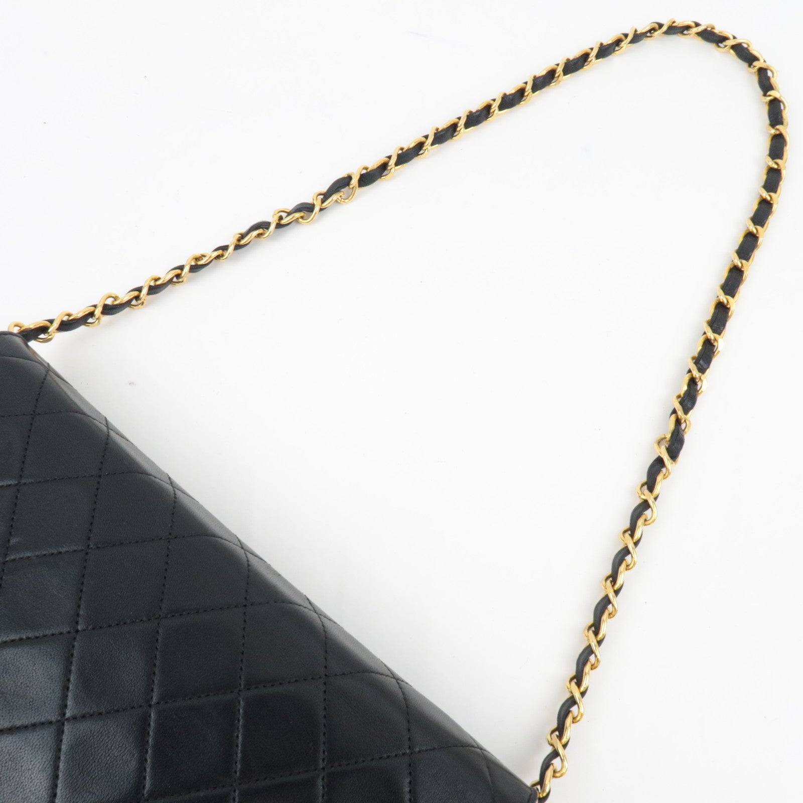 CHANEL Matelasse Full Flap 23 Chain bag Lambskin Black *Dust bag
