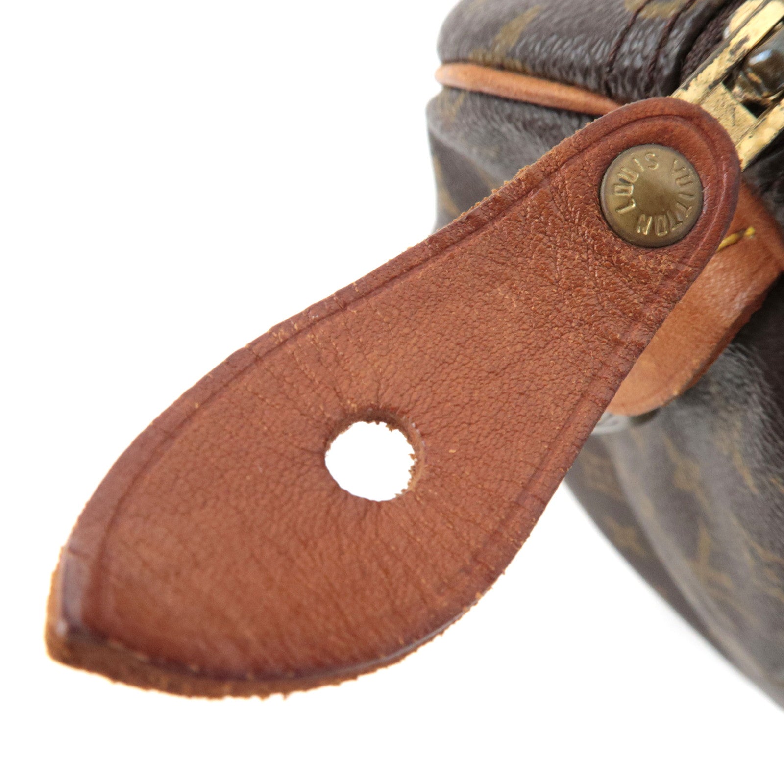 Louis Vuitton Monogram Speedy 35 Old Model Handbag M41524*Lock