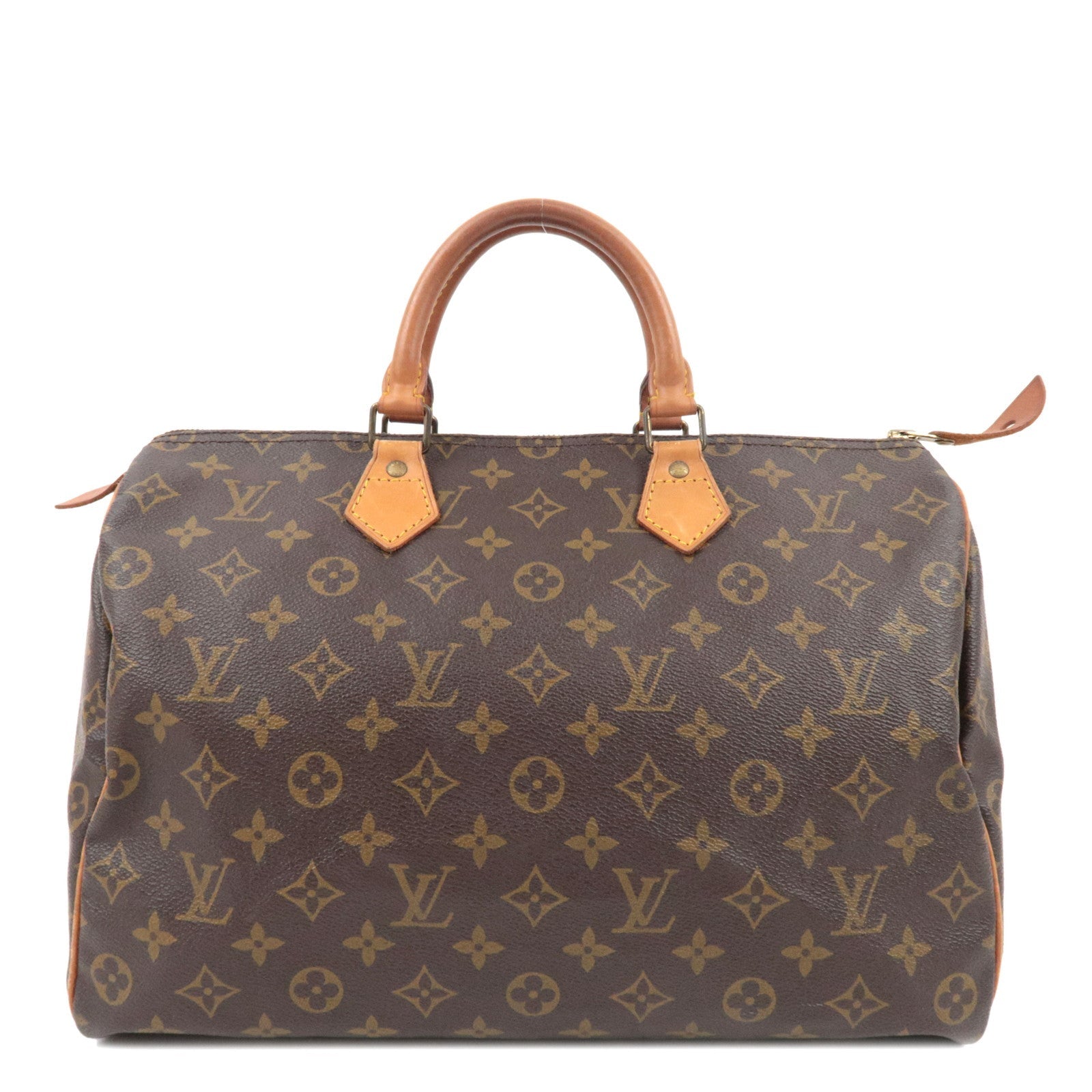 Louis Vuitton Monogram Speedy 35 Old Model Handbag *Lock75588