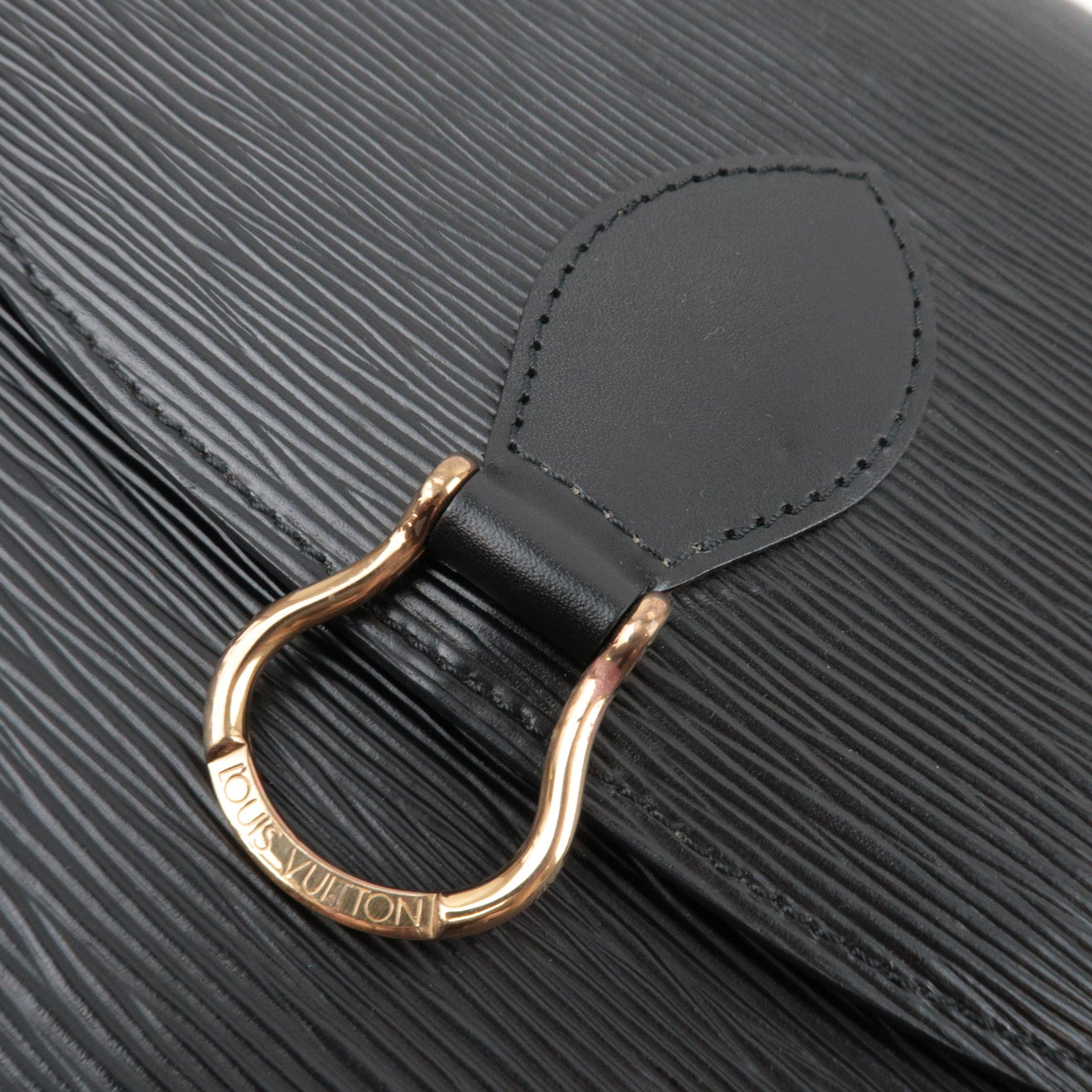 Louis Vuitton Epi Saint Cloud Shoulder Bag Noir M52192 TH0926