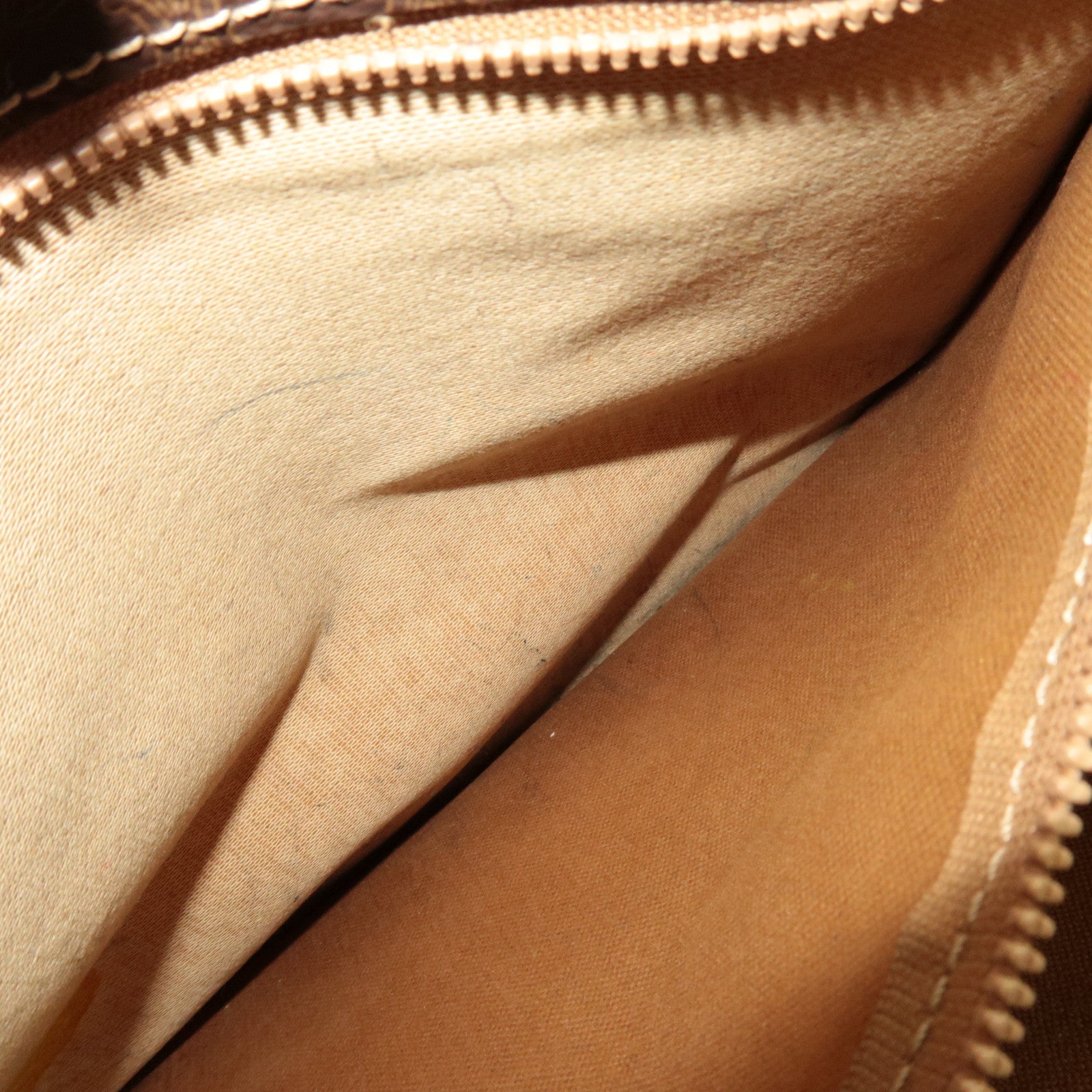 CELINE Macadam Tote Bag PVC Leather Brown