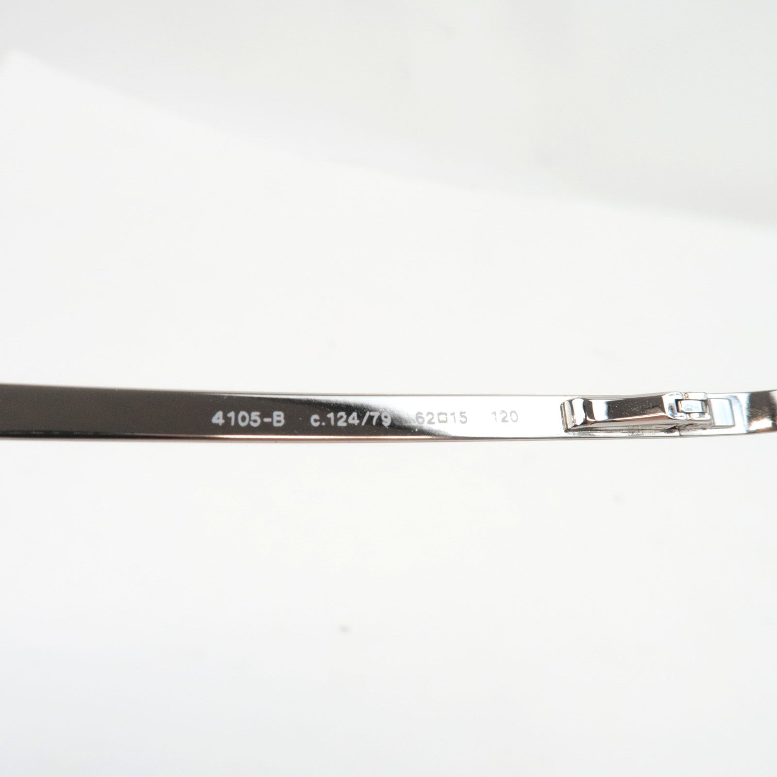 CHANEL Rhinestone Sunglasses 4105-B C.124/79 62□15 120 Clear *Box, Case