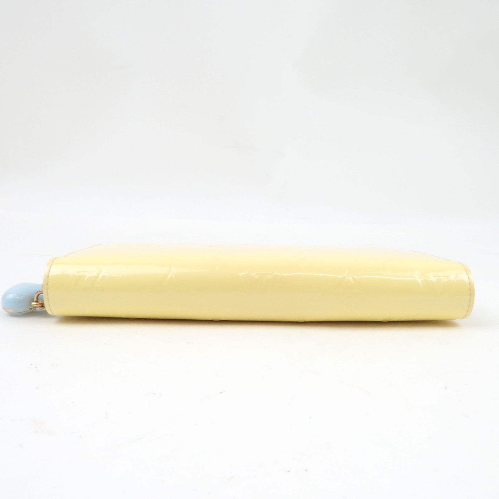 Louis Vuitton Monogram Vernis Zippy Wallet Long Wallet Chic Yellow M82996 RFID *Box, Dust bag