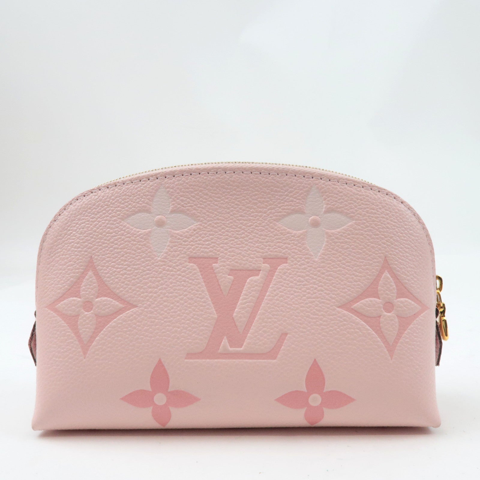Louis Vuitton Bicolor Monogram Empreinte Pochette Cosmetics By The Pool Collection Bouton de Rose M80502 RFID *Box, Dust bag