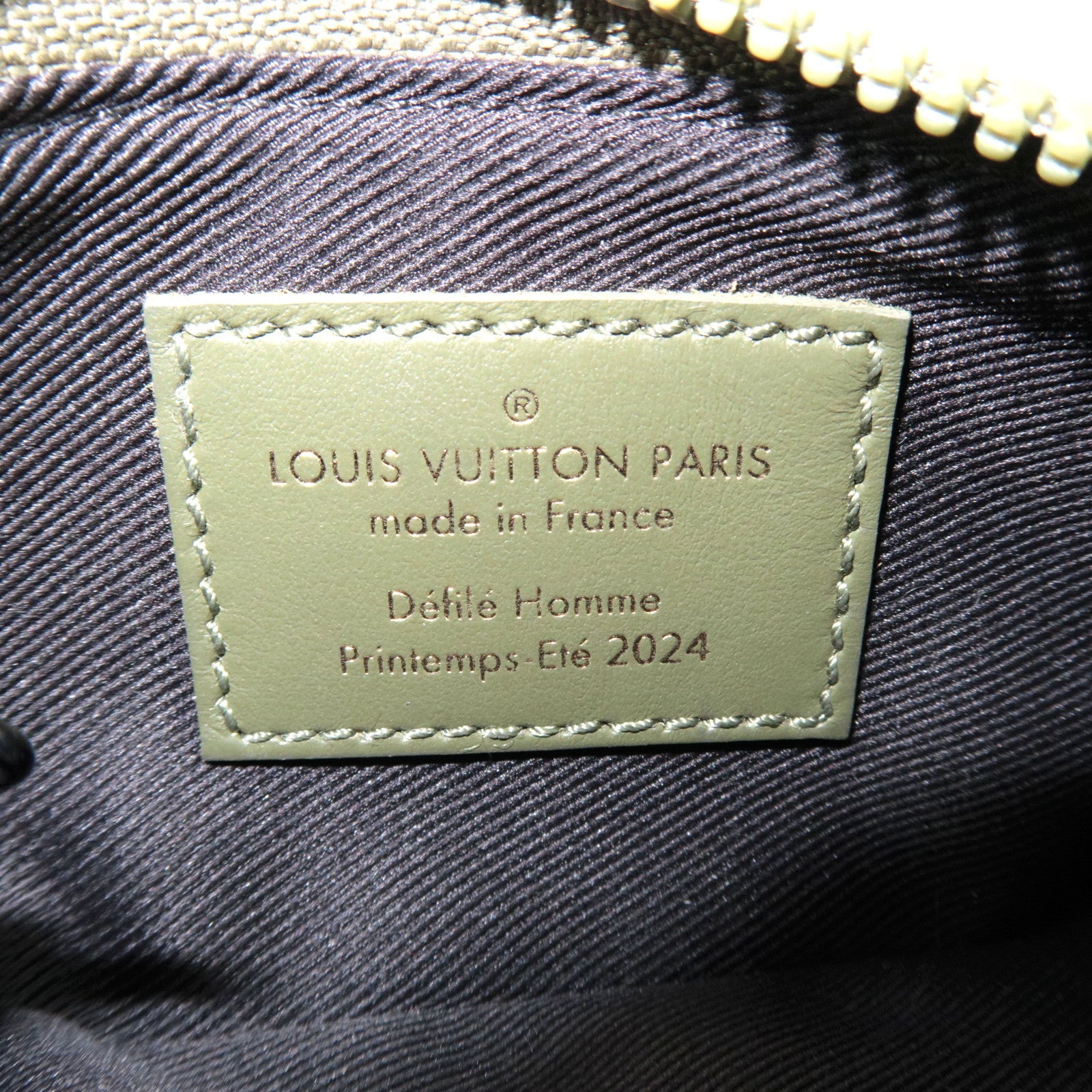 Louis Vuitton Damier Pop Damoflage Pochette Cles Coin Case Khaki M83175 RFID