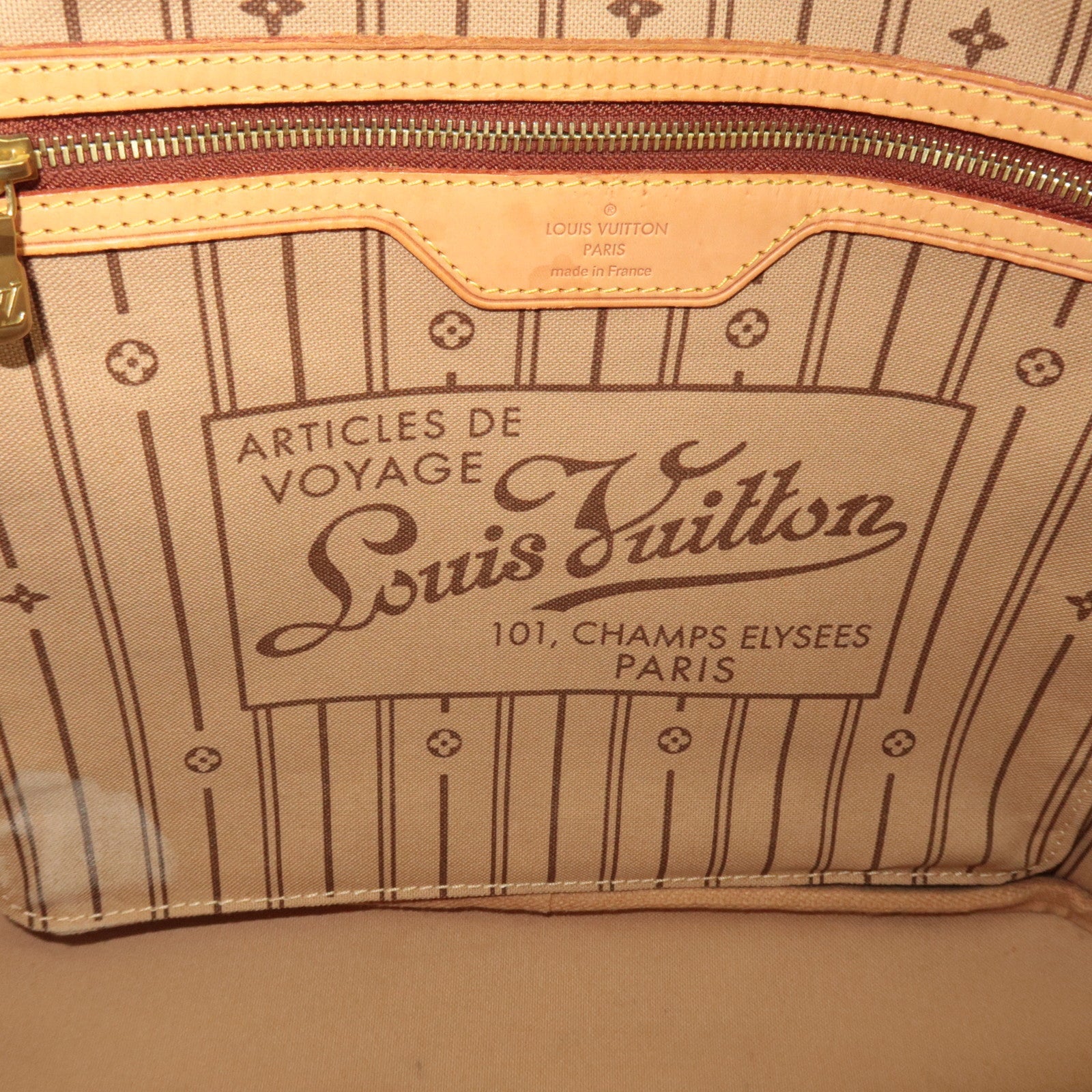 Louis Vuitton Monogram Neverfull MM Tote Bag M40156 SF4162