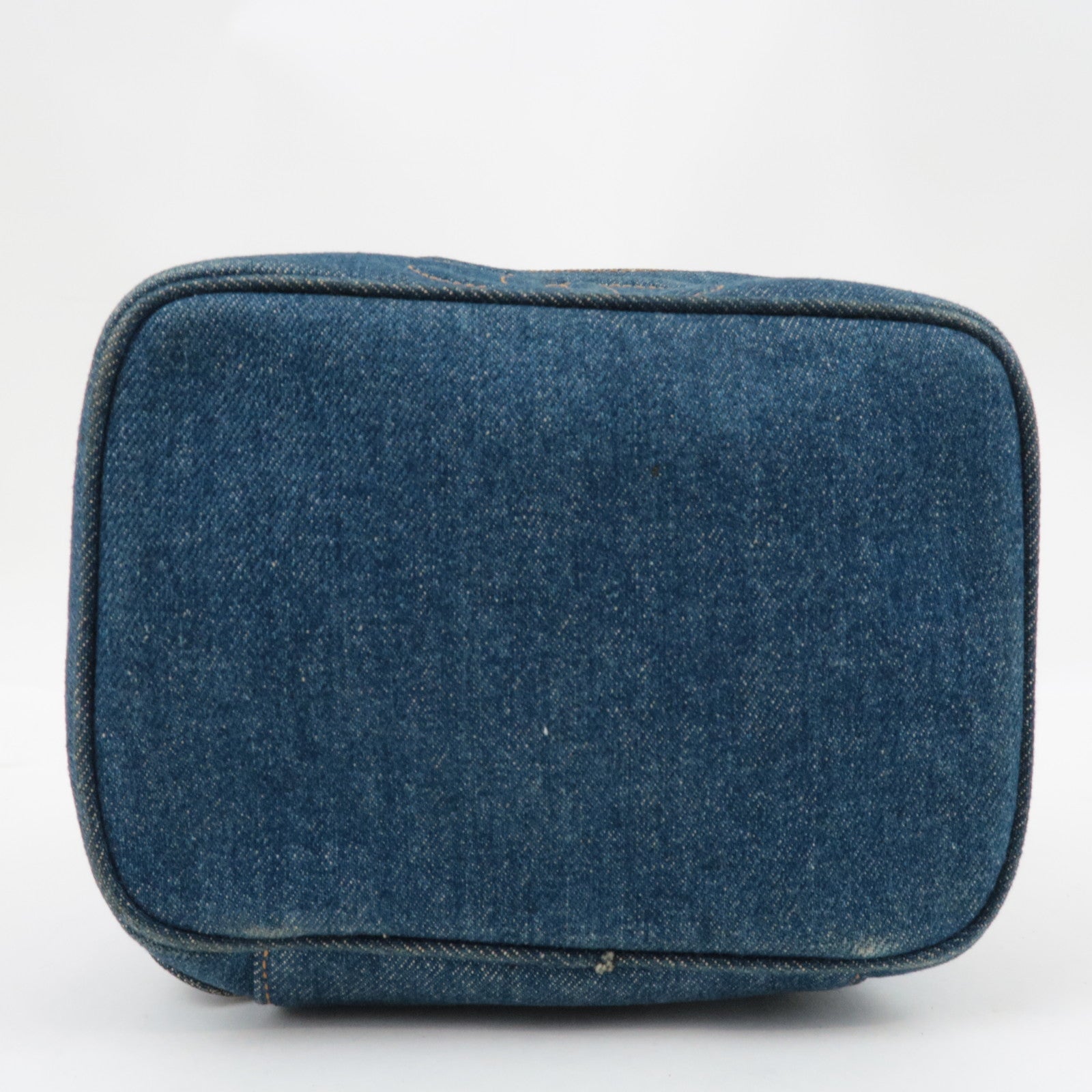 CHANEL Vanity Bag Denim Blue 4668533 *Guarantee Card