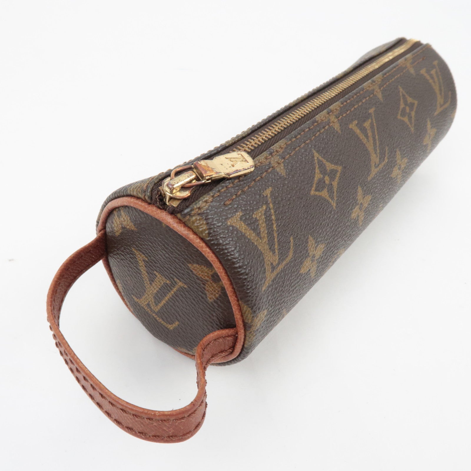 Louis Vuitton Monogram Trousse Ronde Mini Pouch M47630 8910RA